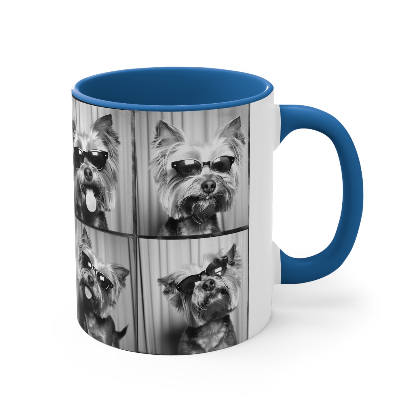 Yorkie Terrier  Photo Booth Accent Coffee Mug, 11oz