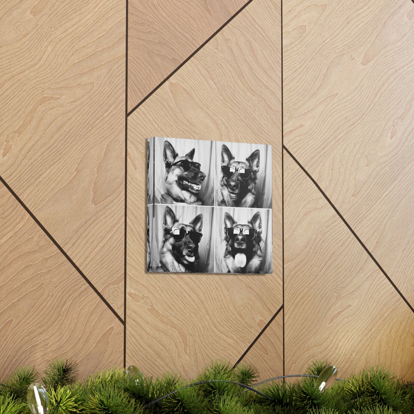 German Shephard Photo Booth Canvas
