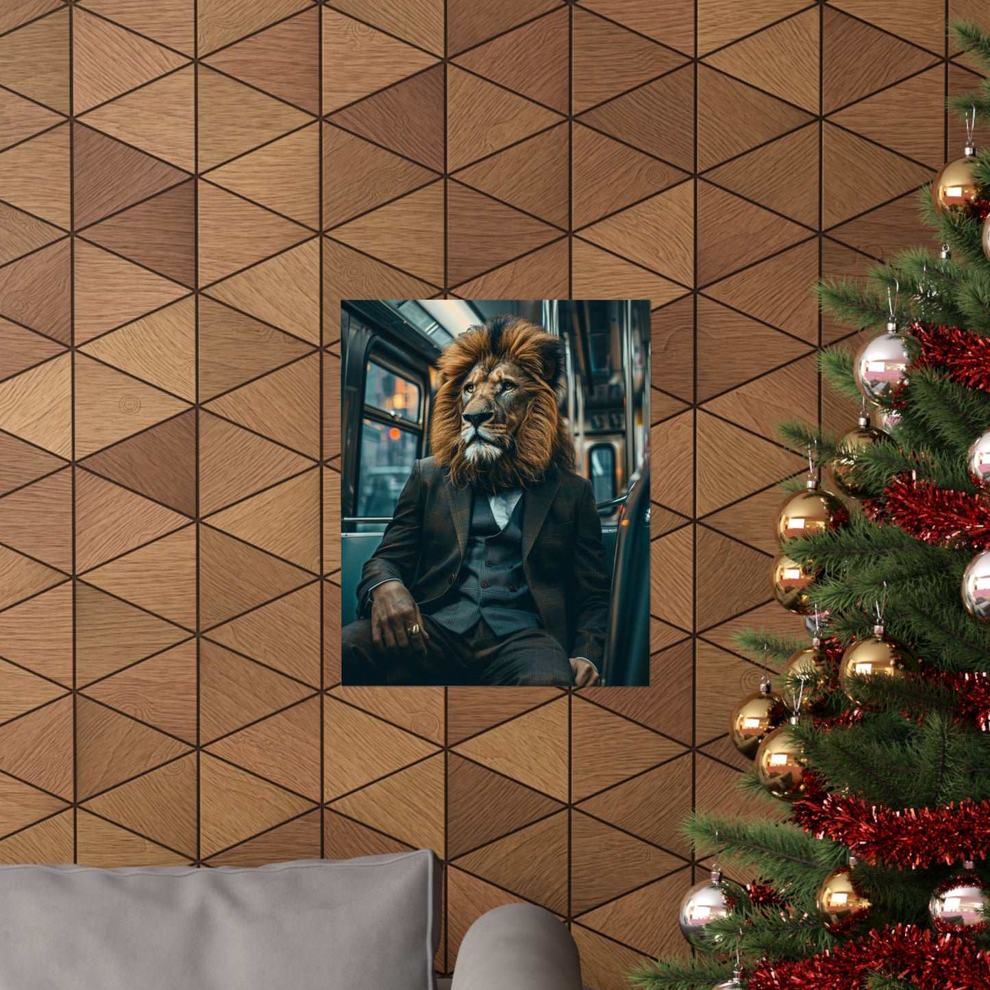 Lion Subway, Lion Wall Art