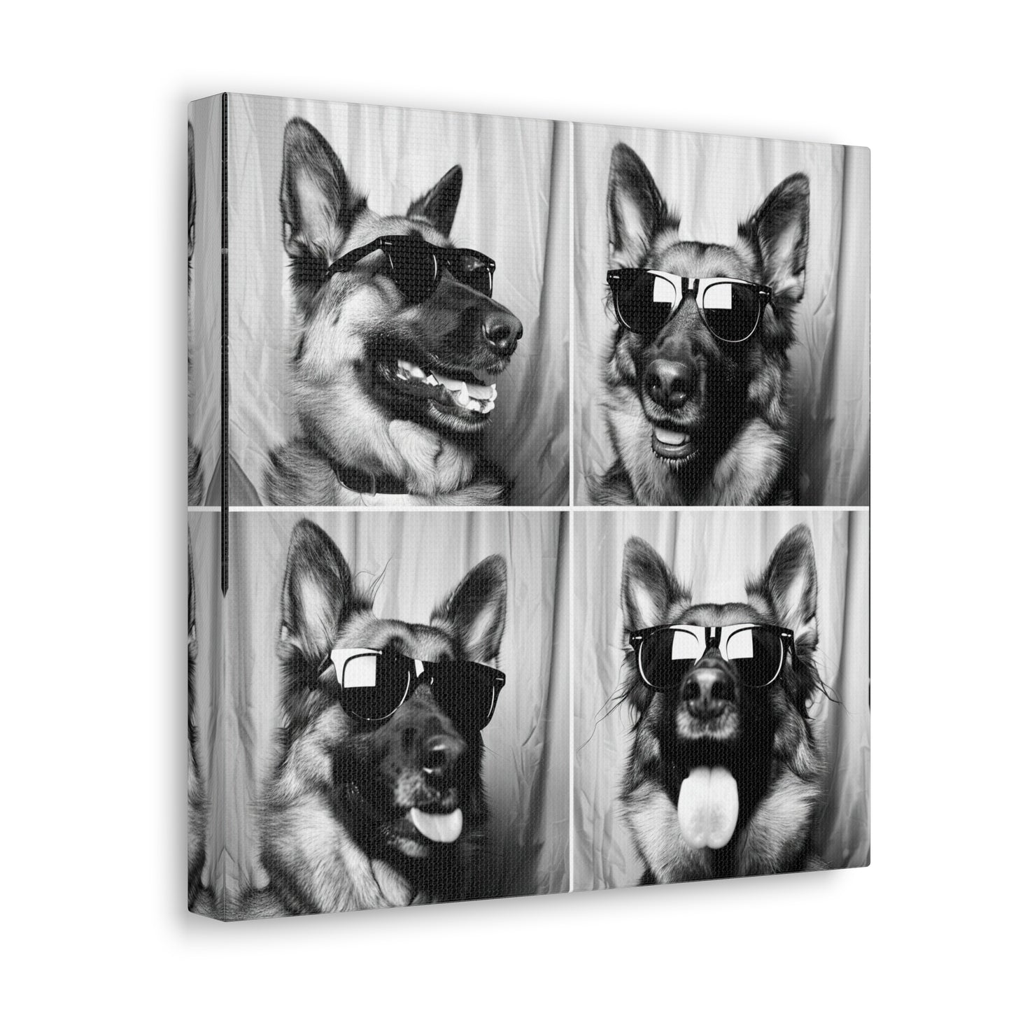 German Shephard Photo Booth Canvas