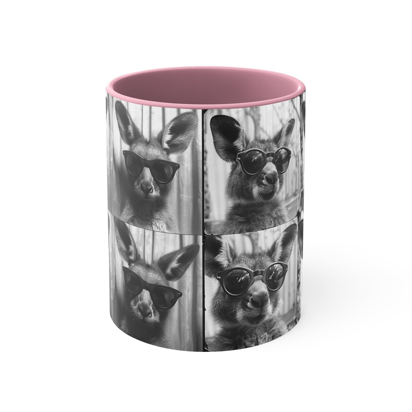 Kangroo Photo Booth Accent Coffee Mug, 11oz