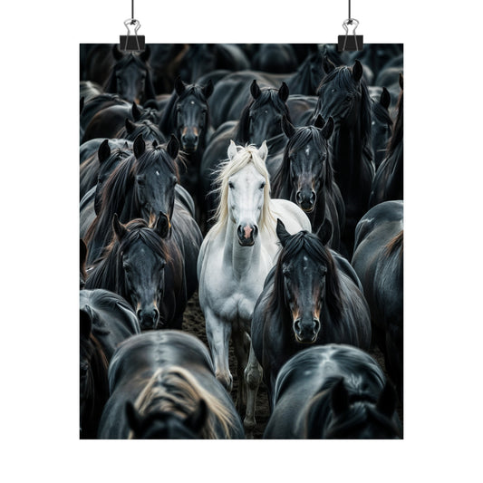 Being Different White Horse