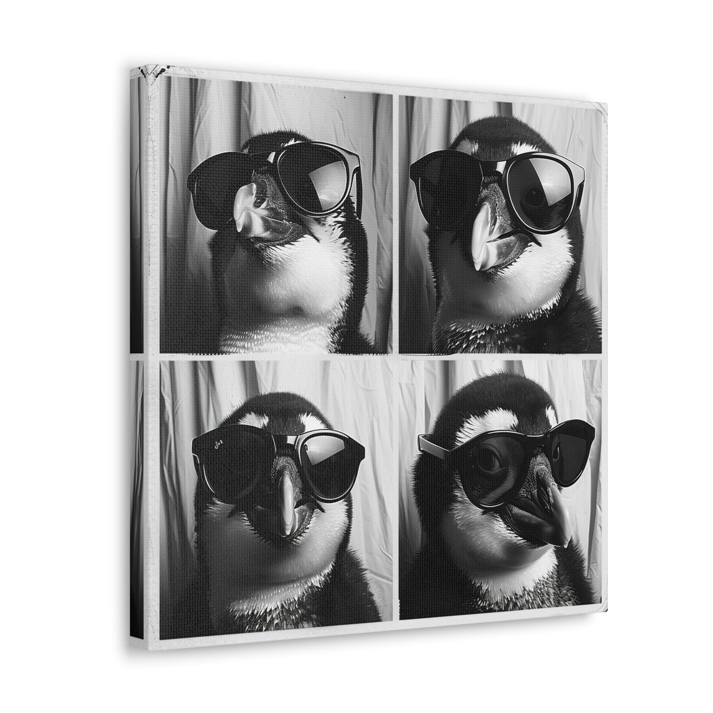 Penguen Photo Booth Canvas