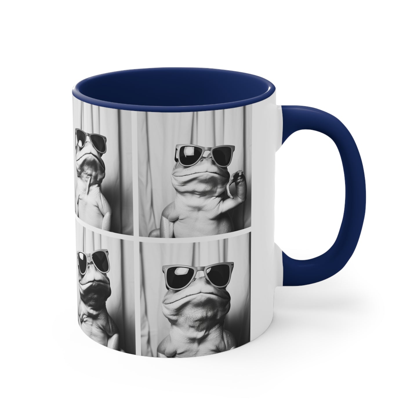 Frog Photo Booth Accent Coffee Mug, 11oz