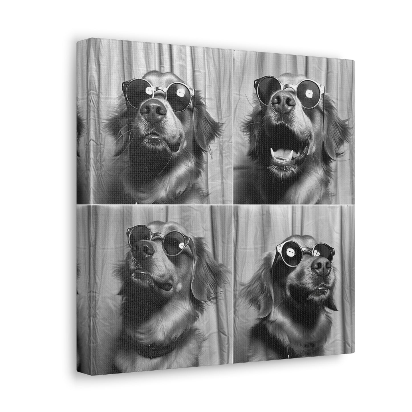 Golden Retriever Photo Booth Canvas