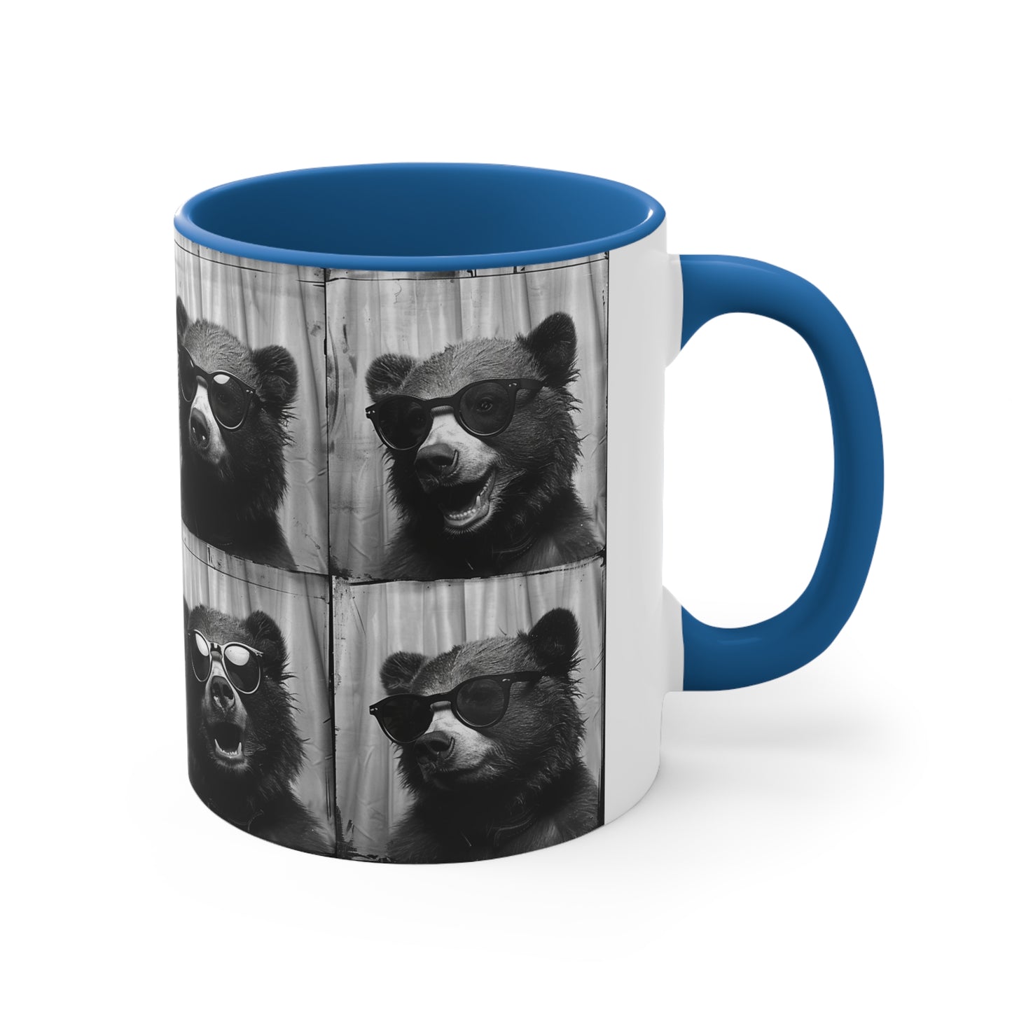 Bear Photo Booth Accent Coffee Mug, 11oz
