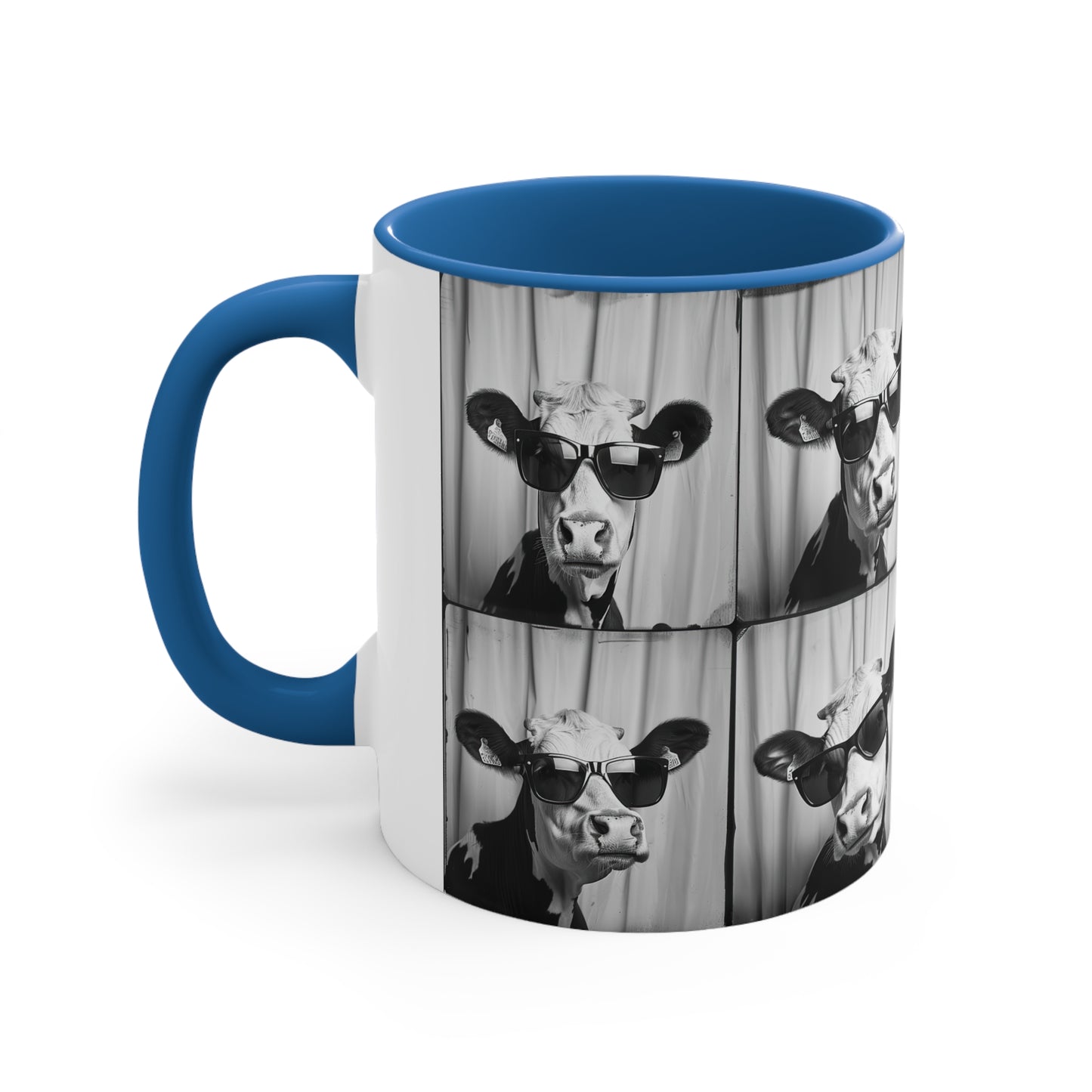 Cow Photo Booth Accent Coffee Mug, 11oz