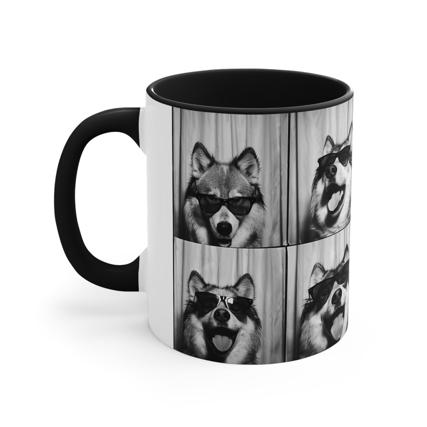 Wolf Photo Booth Accent Coffee Mug, 11oz