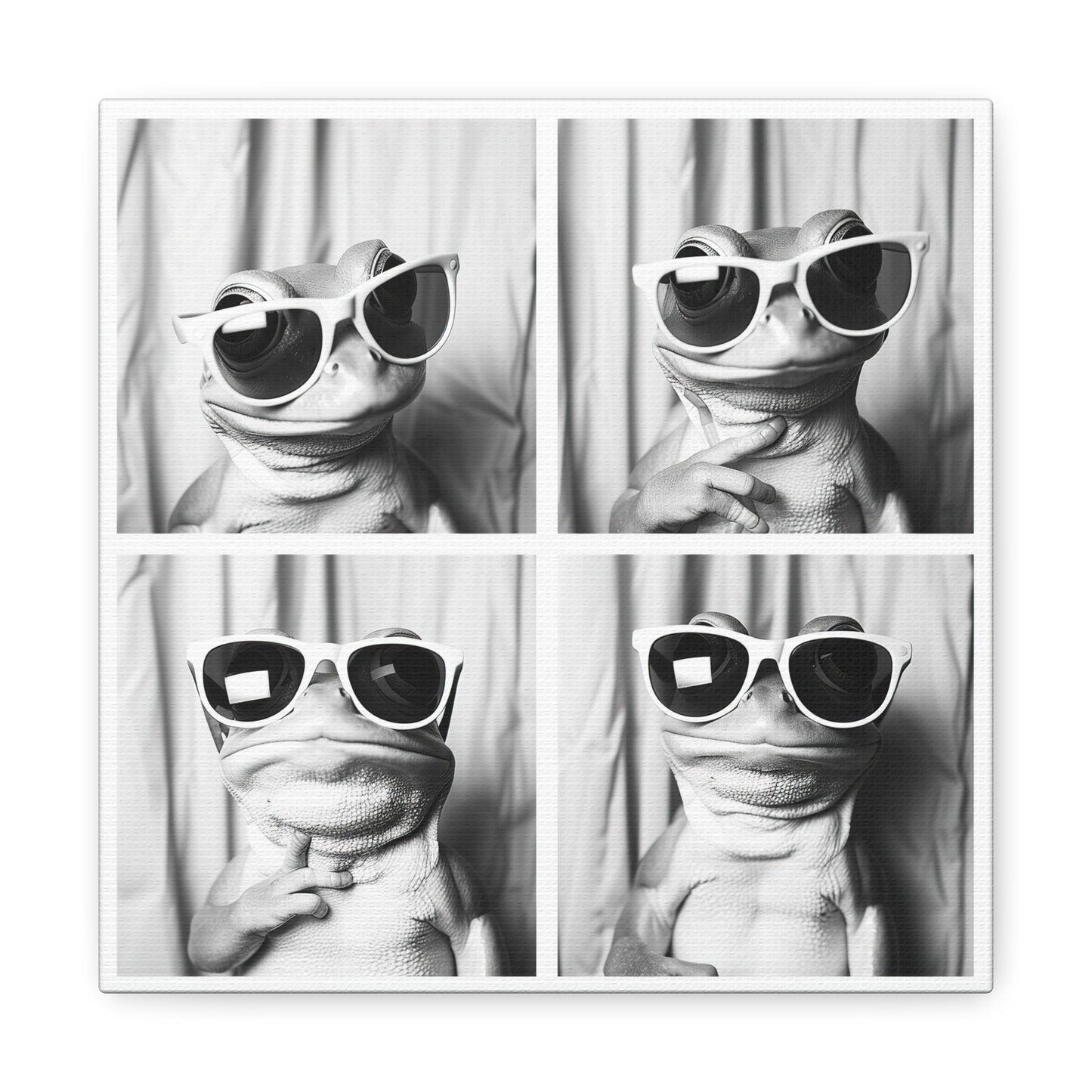 Frog Photo Booth Canvas
