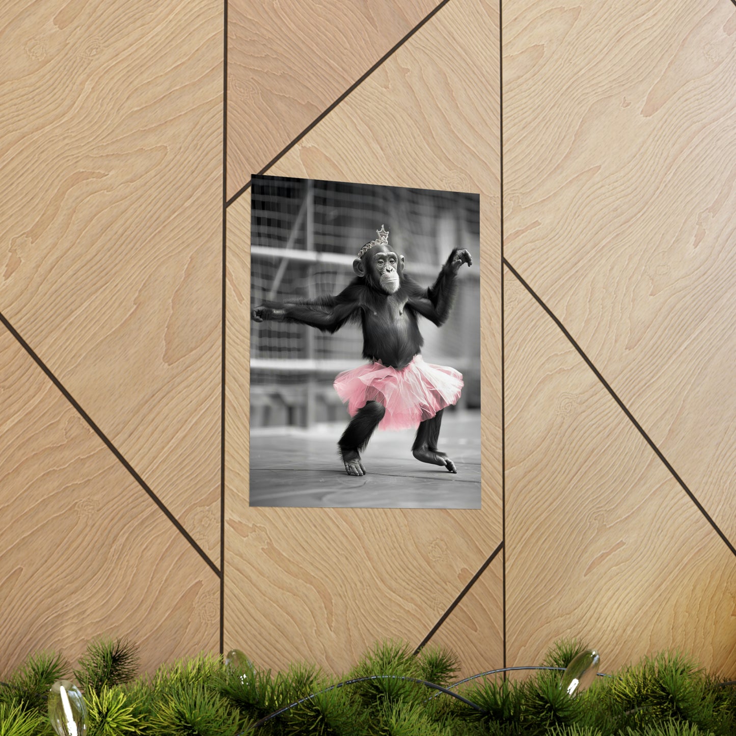 Monkey Tutu, Monkey Wall Art