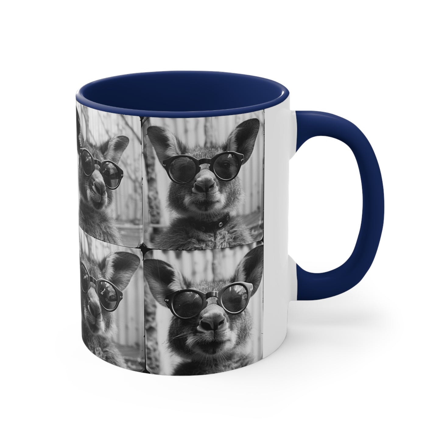 Kangroo Photo Booth Accent Coffee Mug, 11oz