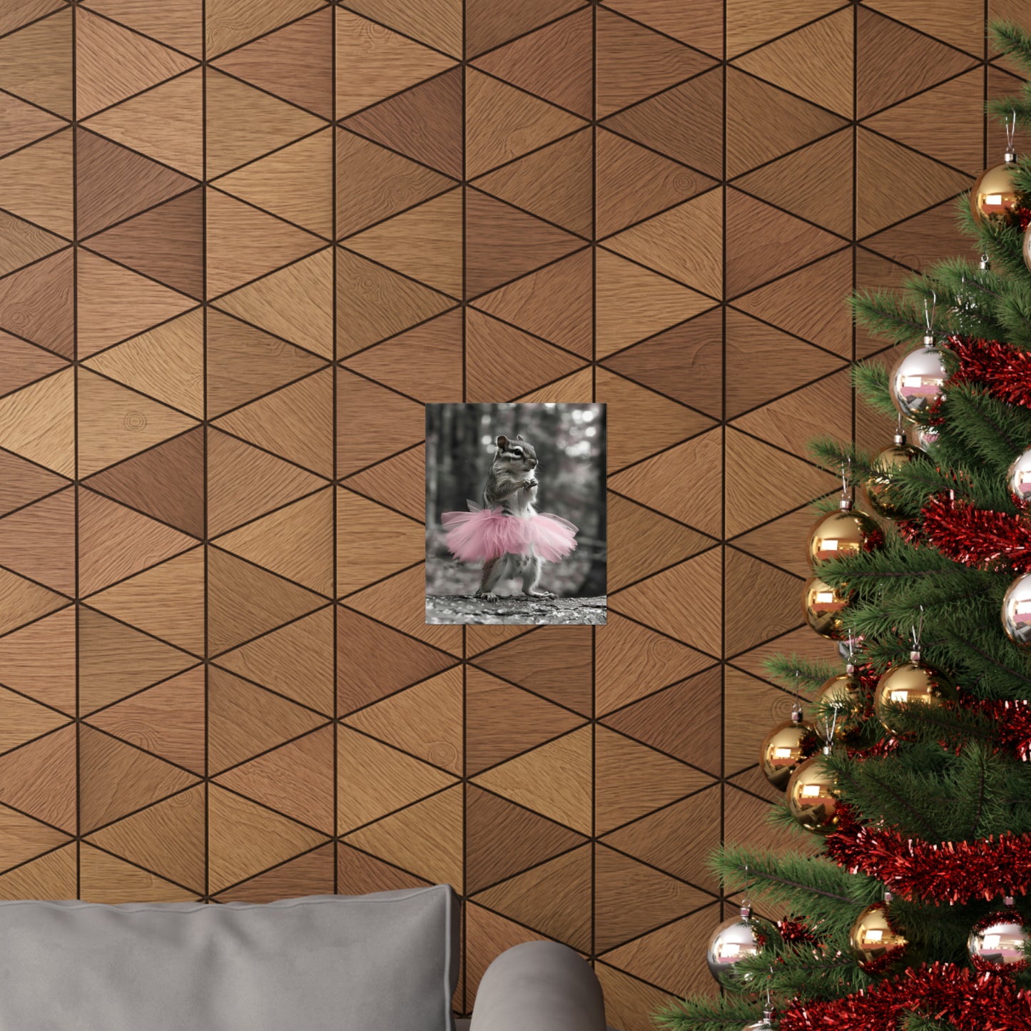 Chipmunk Tutu, Chipmunk Wall Art