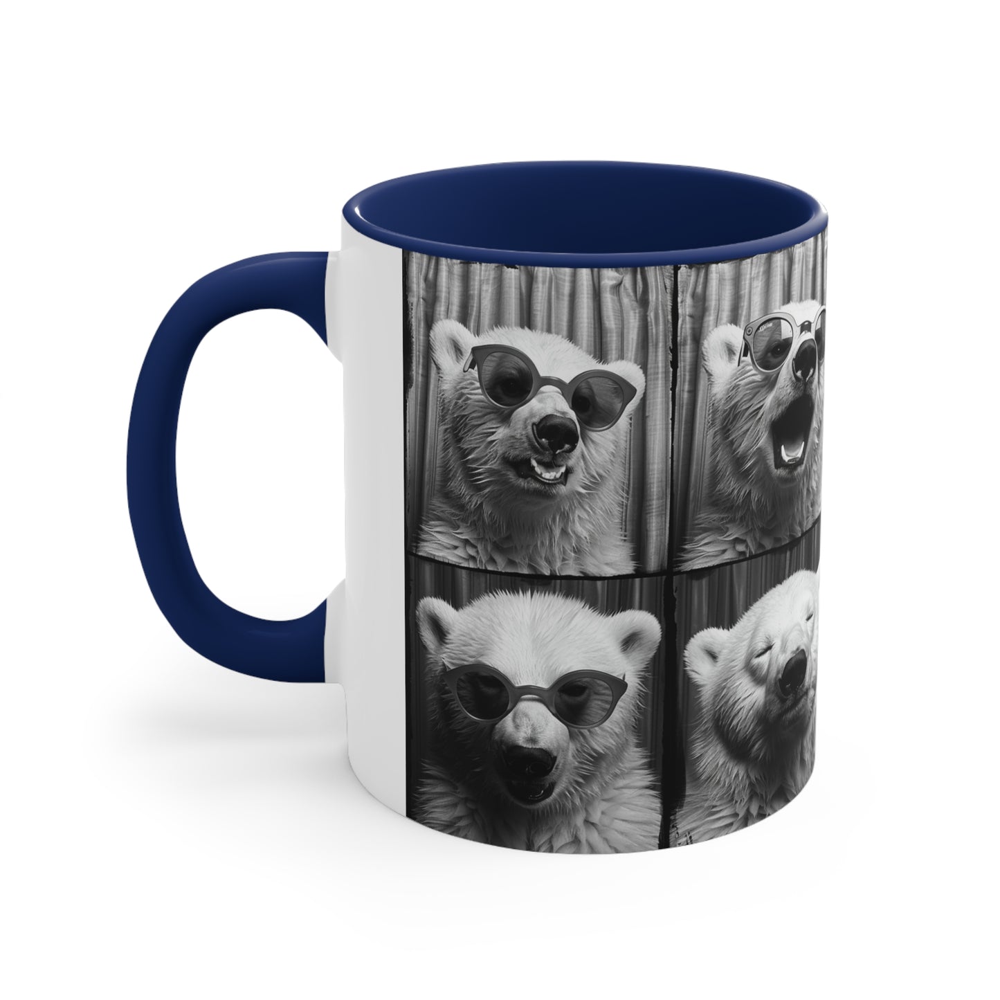 Polar Bear Photo Booth Accent Coffee Mug, 11oz