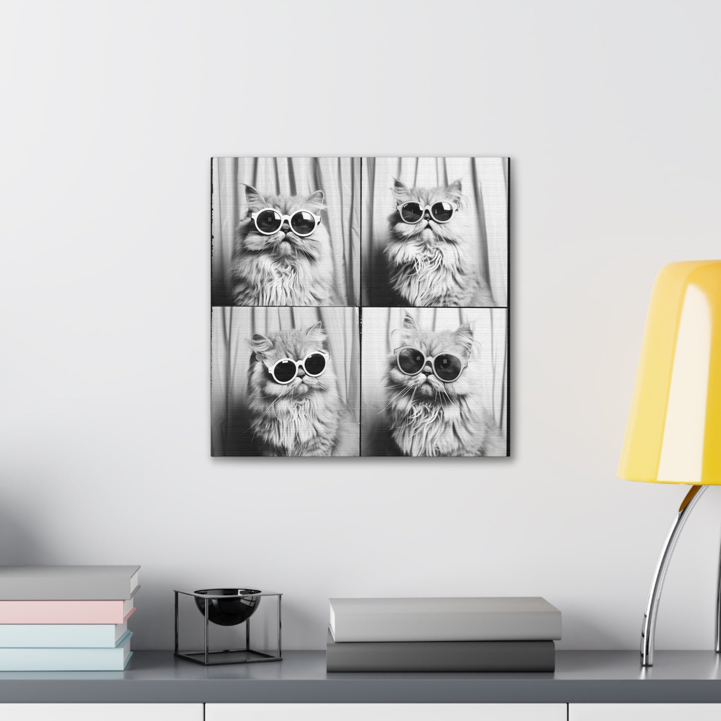 Persian Cat Photo Booth Canvas