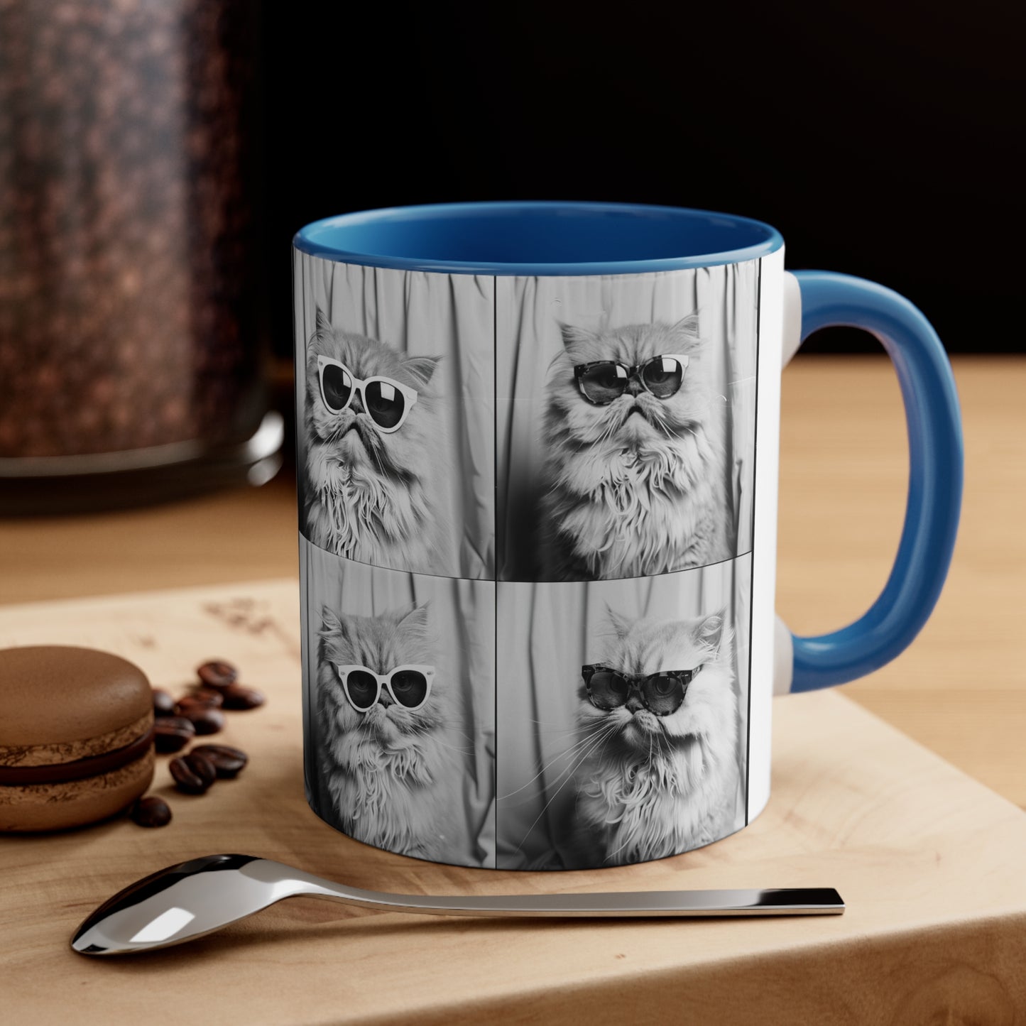 Persian Cat Photo Booth Accent Coffee Mug, 11oz