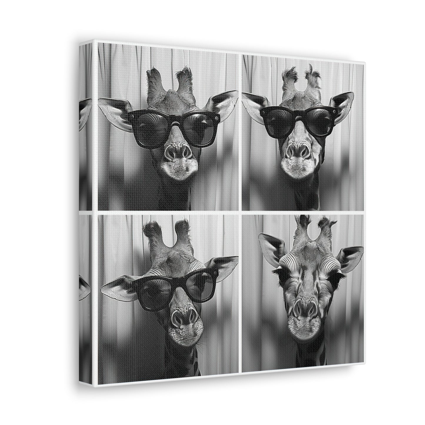 Giraffe Photo Booth Canvas