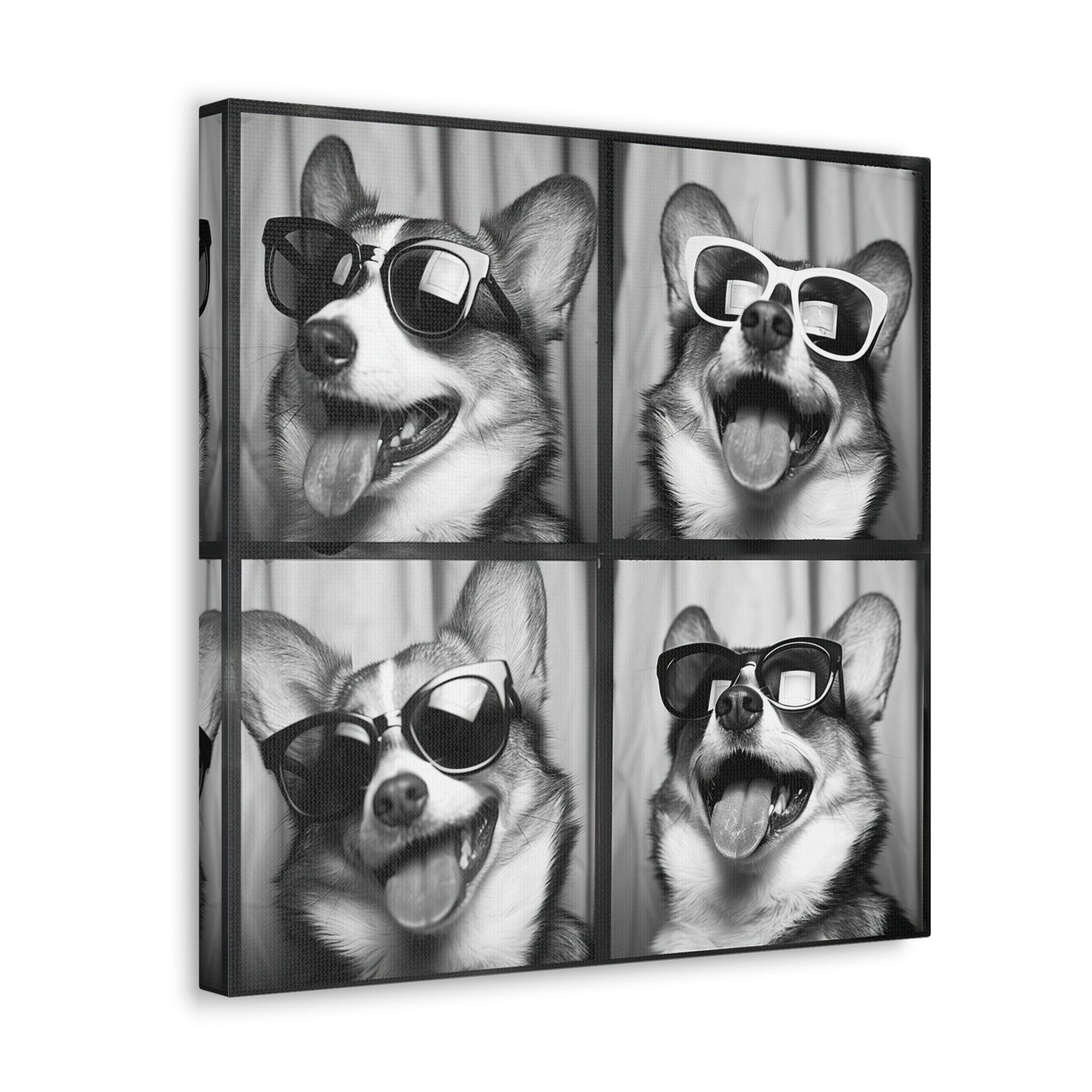 Corgi Photo Booth Canvas