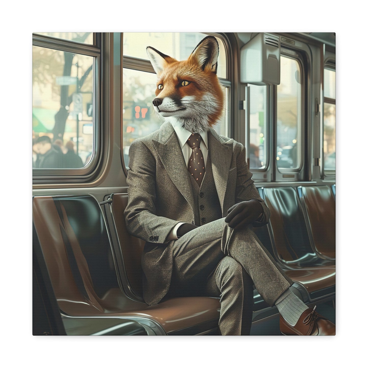 Fox Subway Canvas