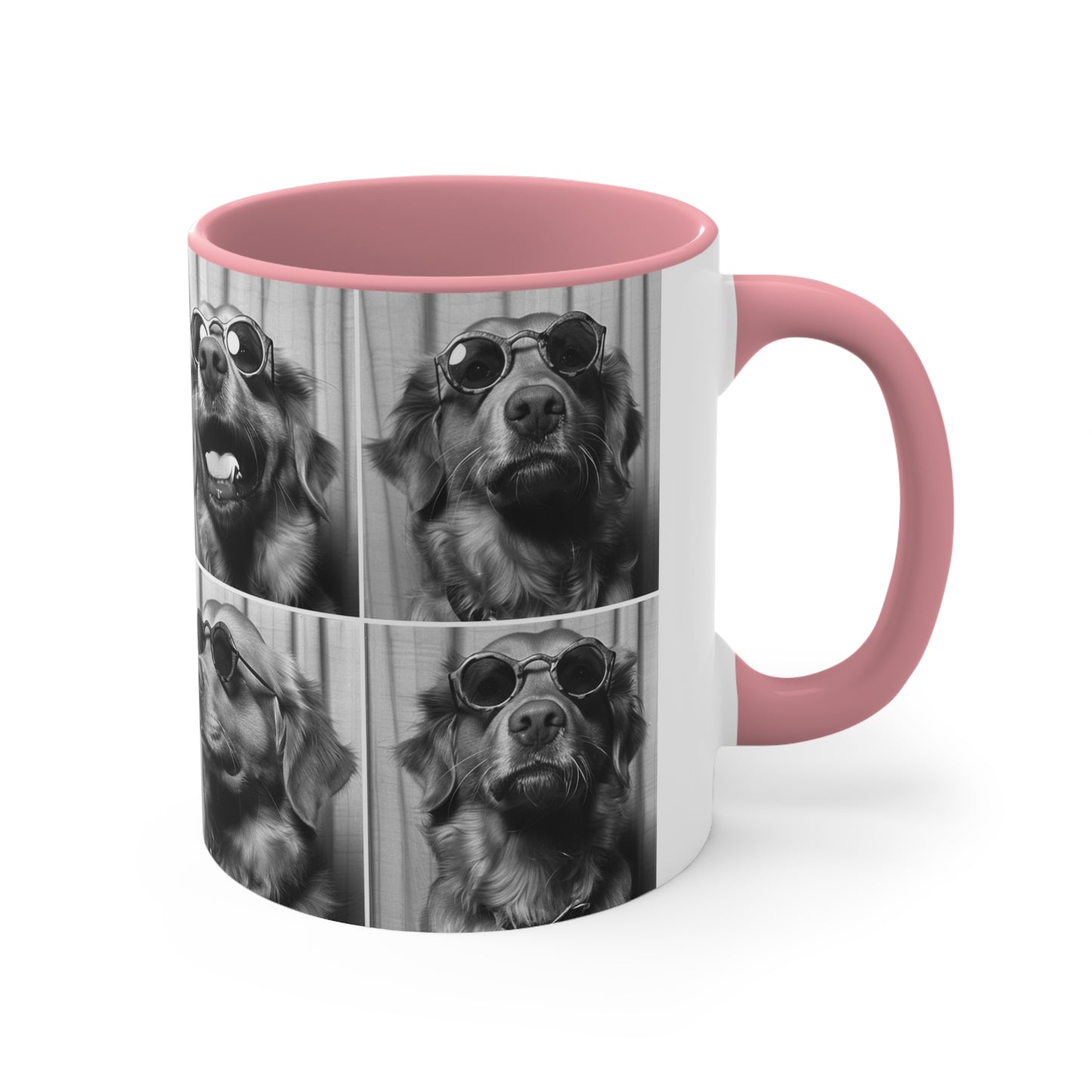 Golden Retriever Photo Booth Accent Coffee Mug, 11oz