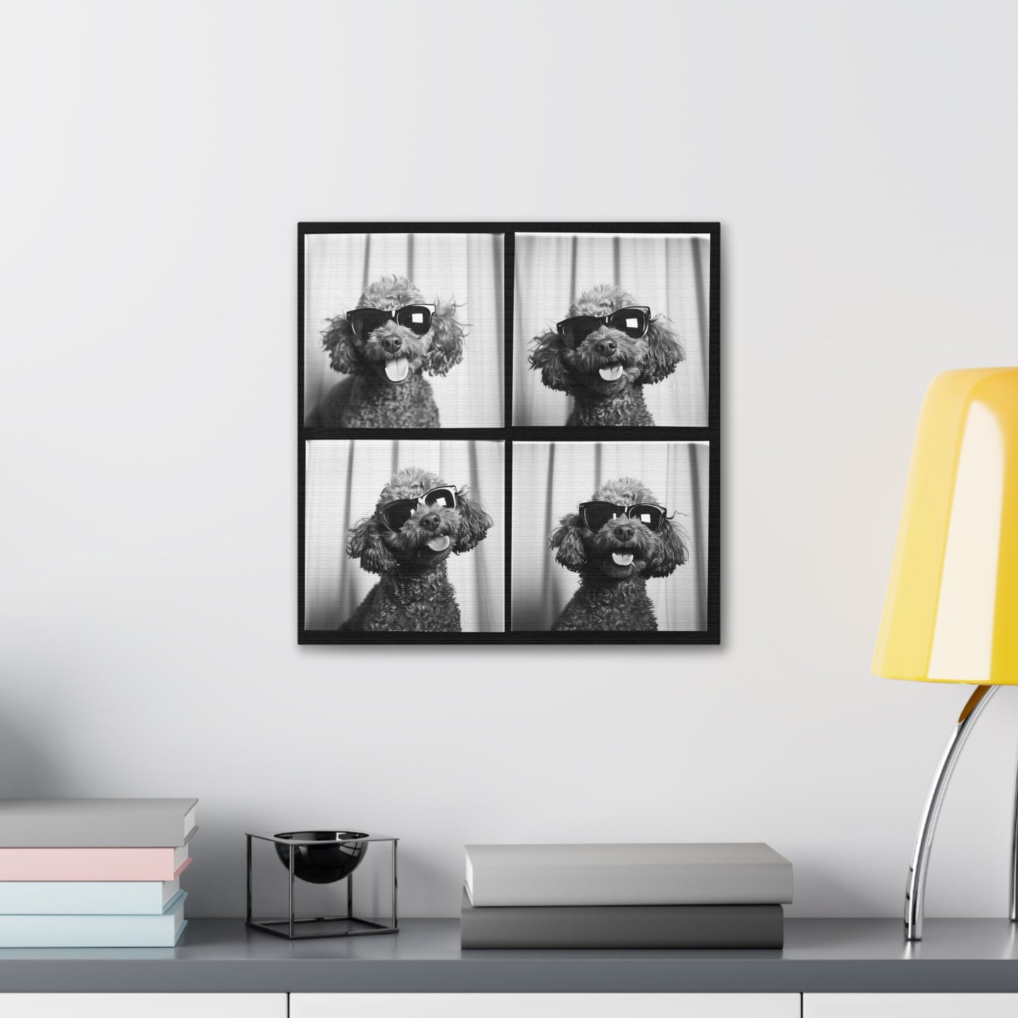 Poodle Photo Booth Canvas