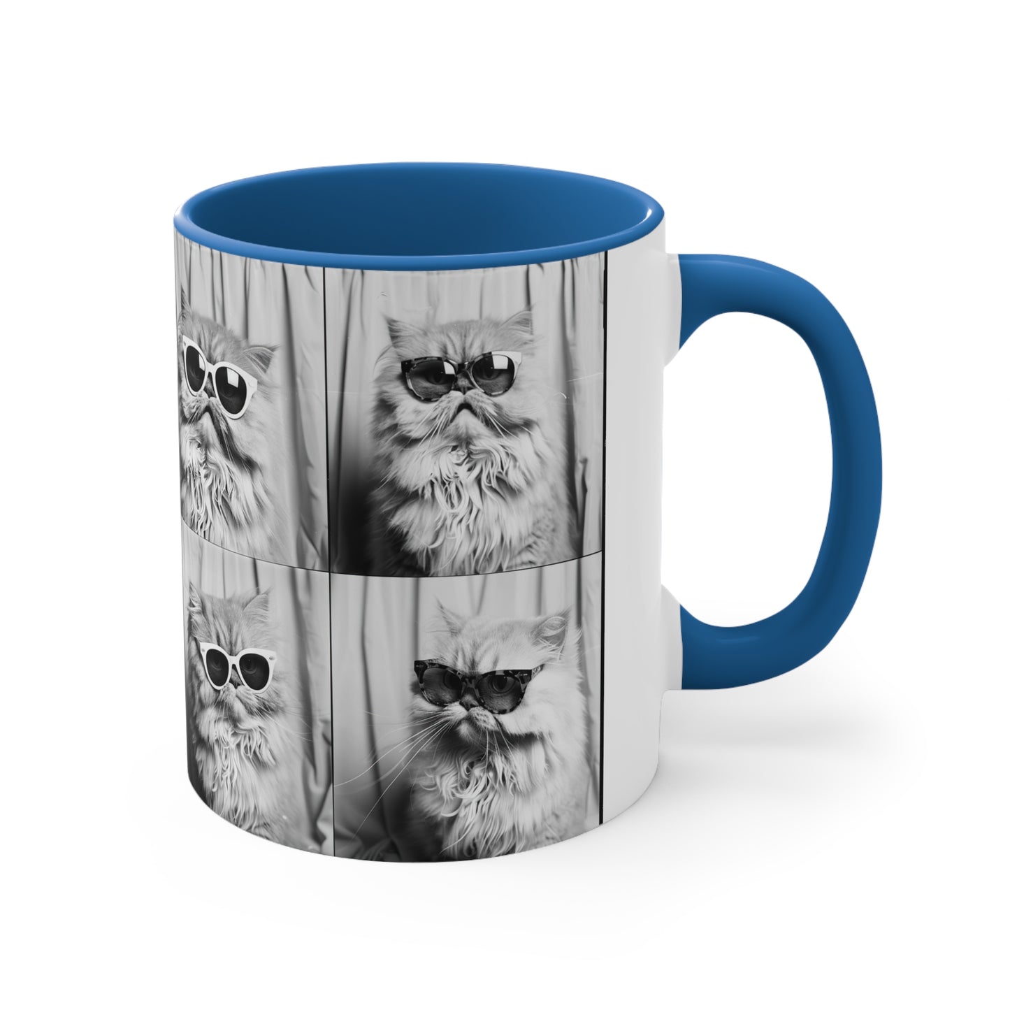 Persian Cat Photo Booth Accent Coffee Mug, 11oz