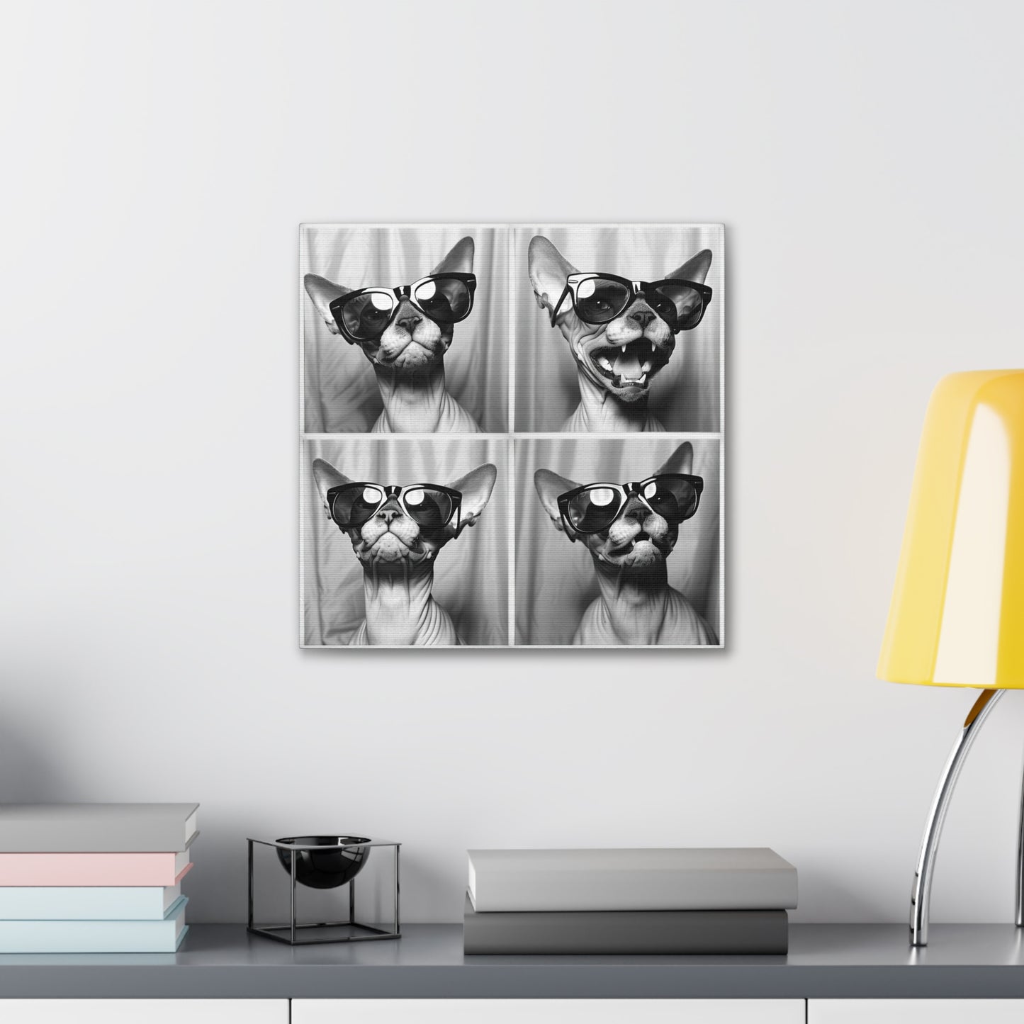 Sphynx Cat Photo Booth Canvas
