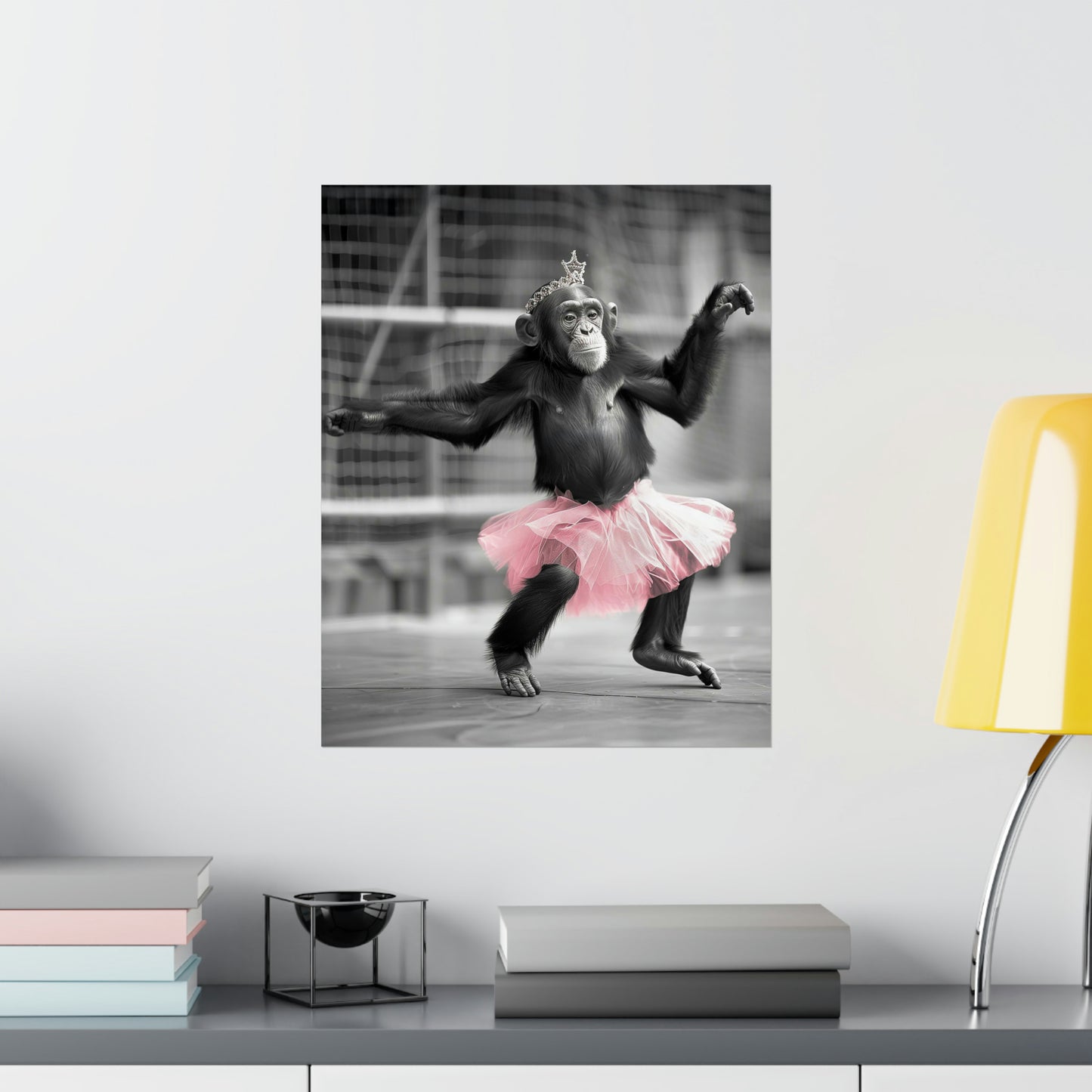 Monkey Tutu, Monkey Wall Art