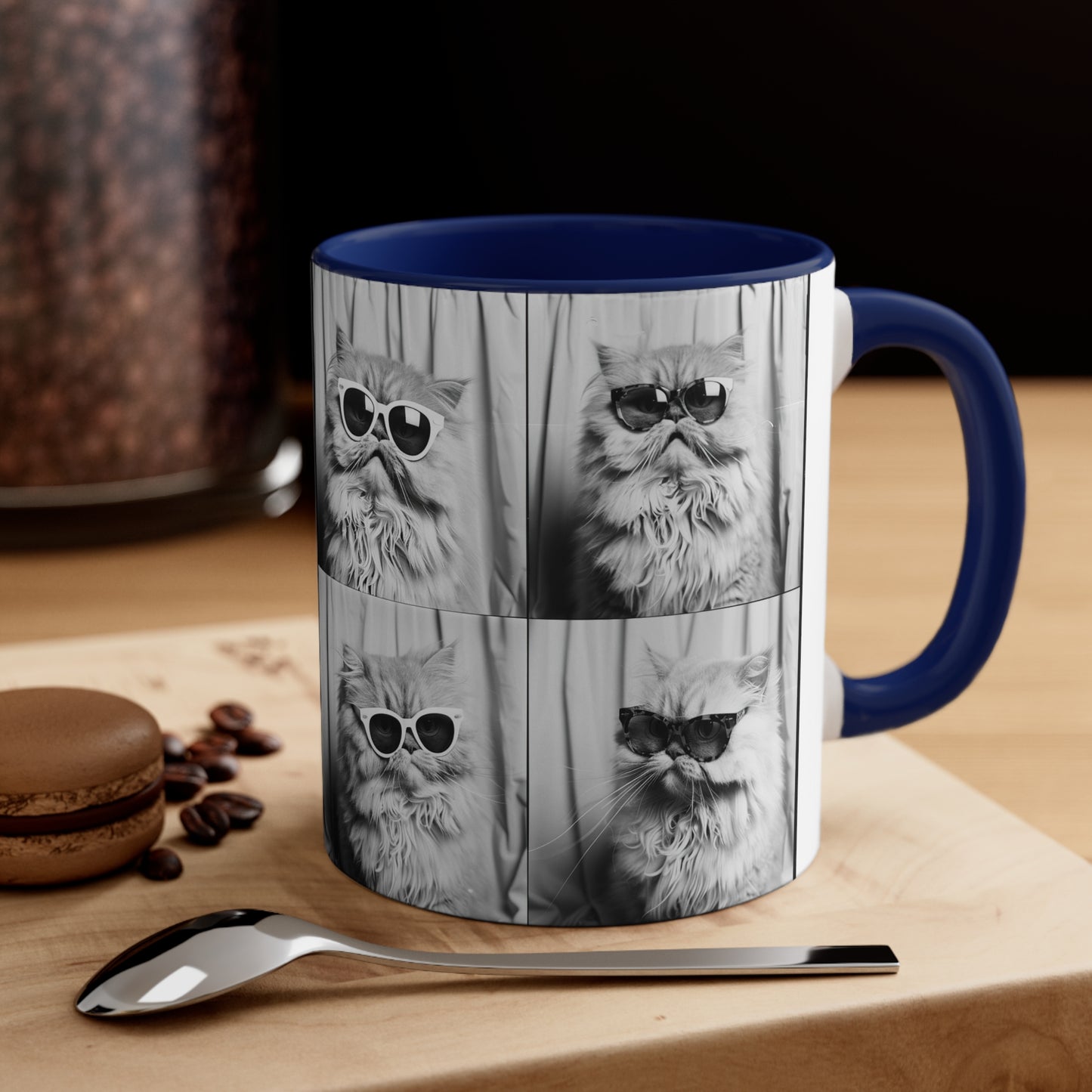Persian Cat Photo Booth Accent Coffee Mug, 11oz