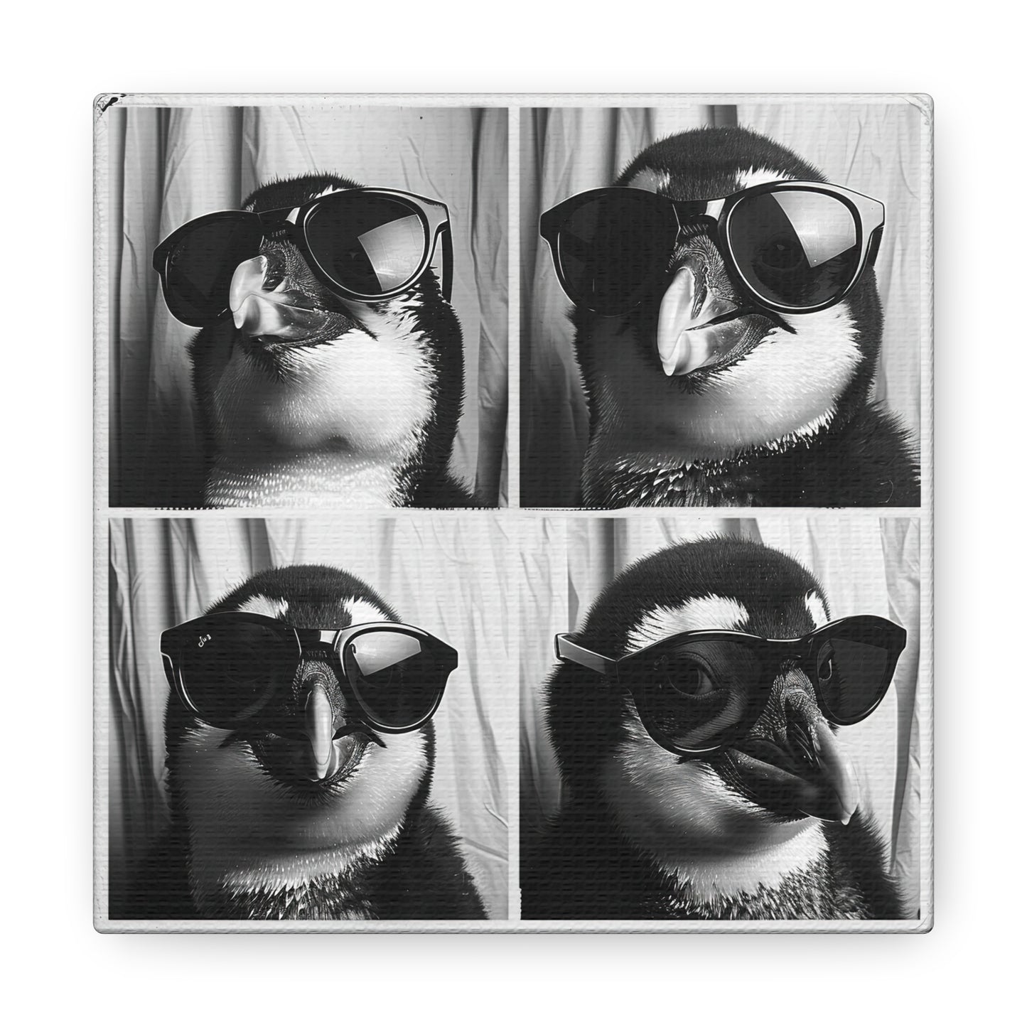Penguen Photo Booth Canvas