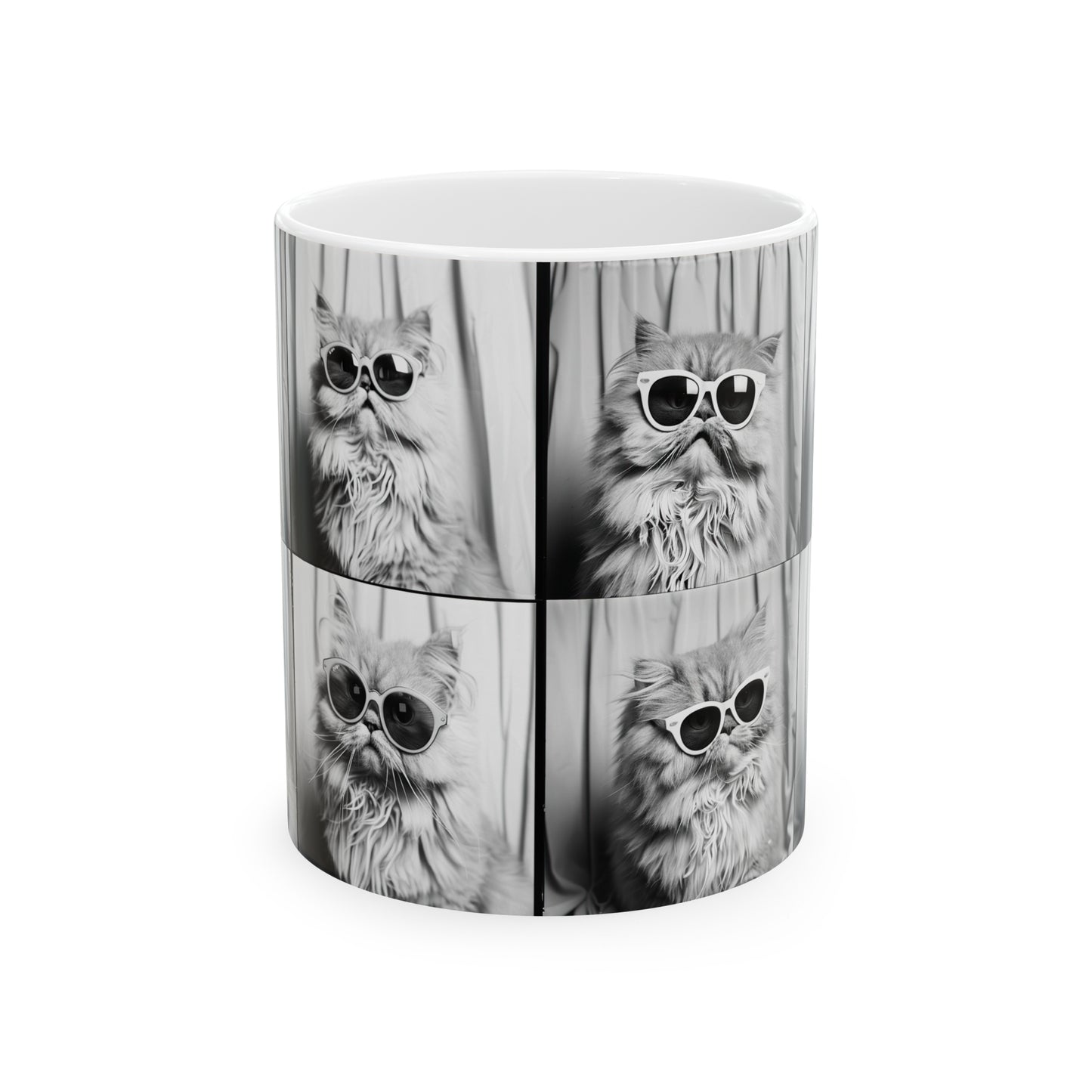 Persian Cat Photo Booth 11oz Mug