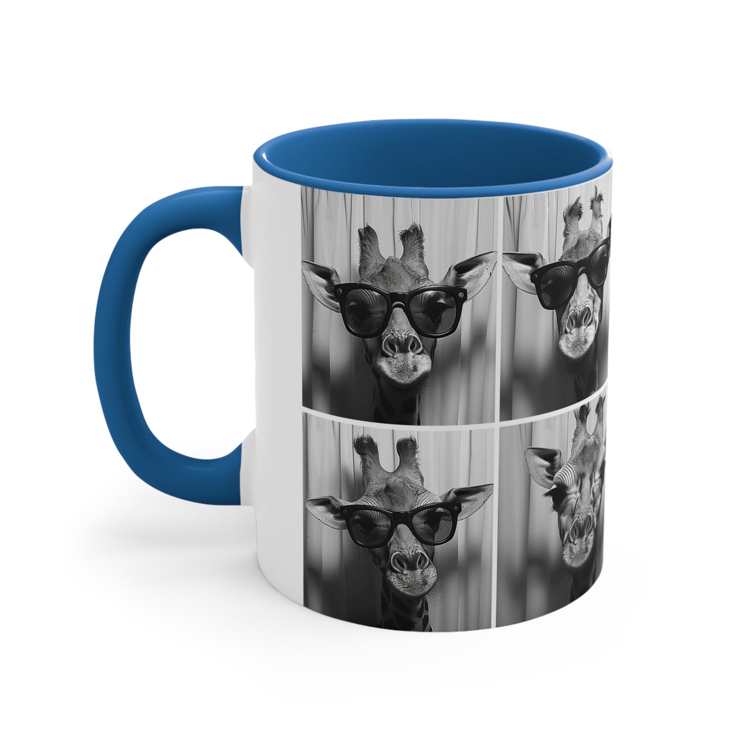 Giraffe Photo Booth Accent Coffee Mug, 11oz