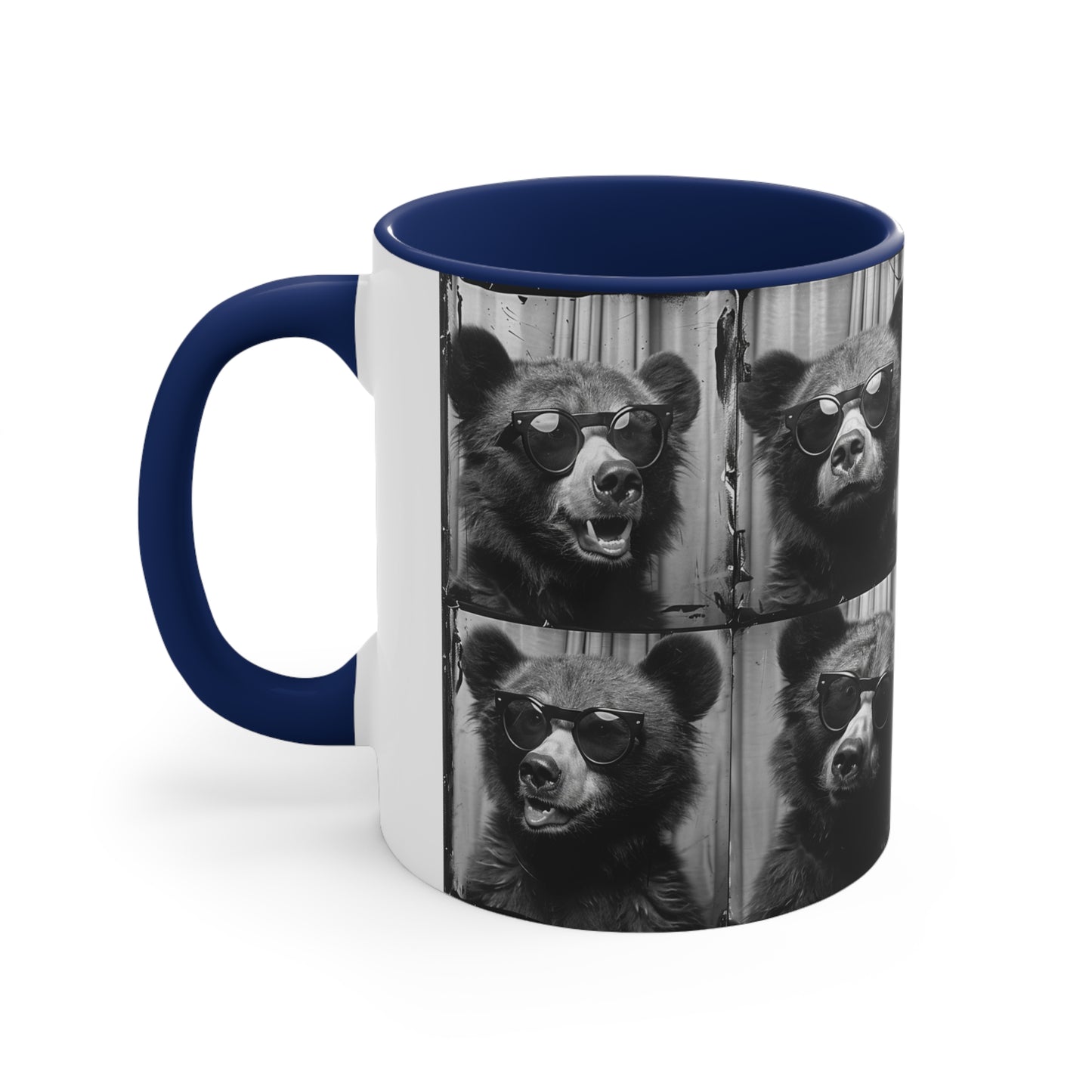 Bear Photo Booth Accent Coffee Mug, 11oz
