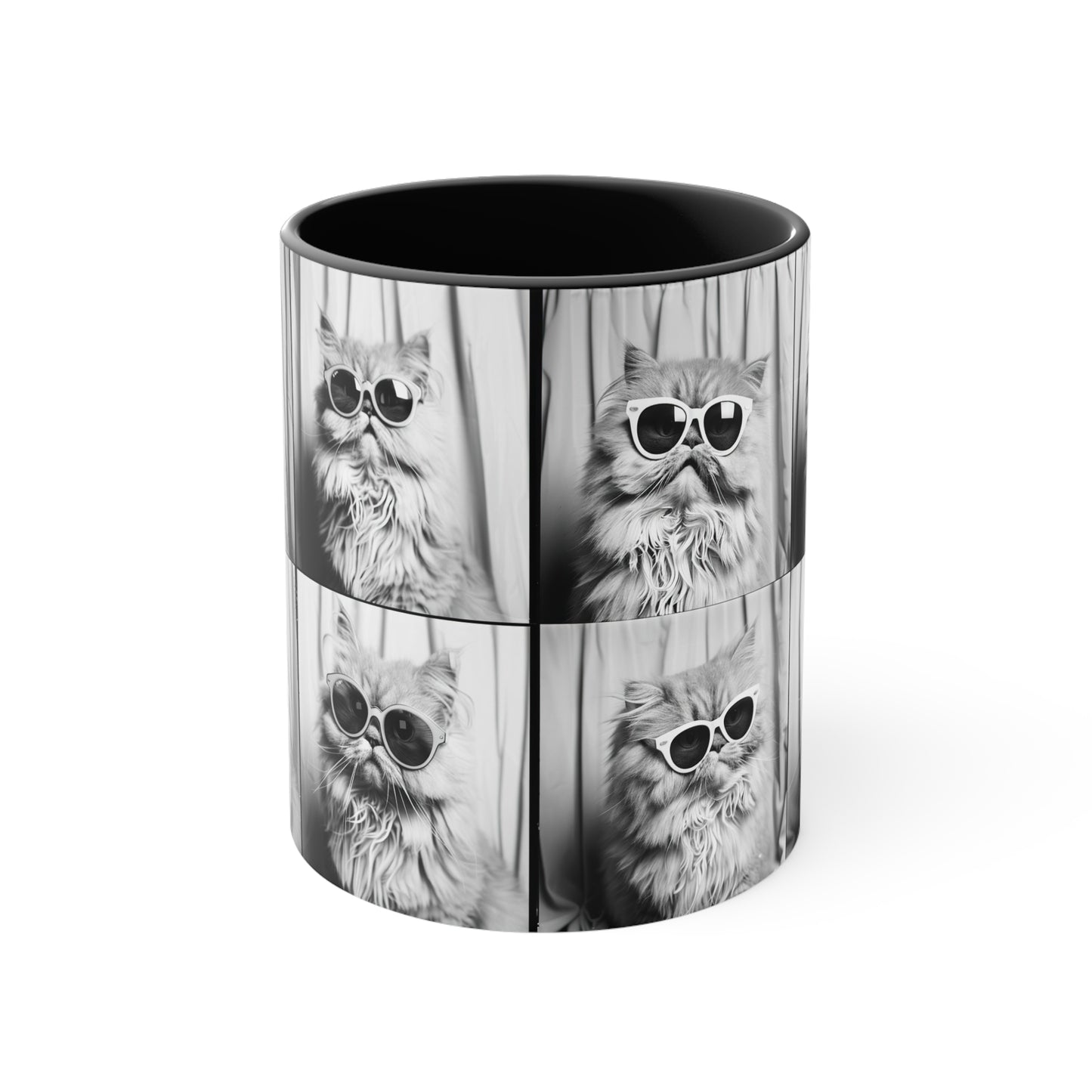 Persian Cat Photo Booth Accent Coffee Mug, 11oz