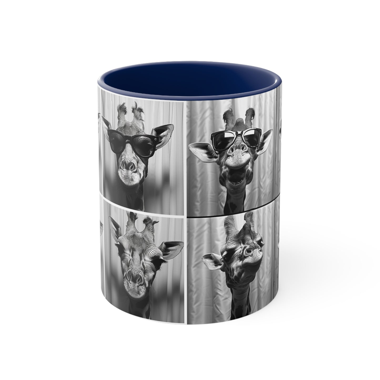 Giraffe Photo Booth Accent Coffee Mug, 11oz