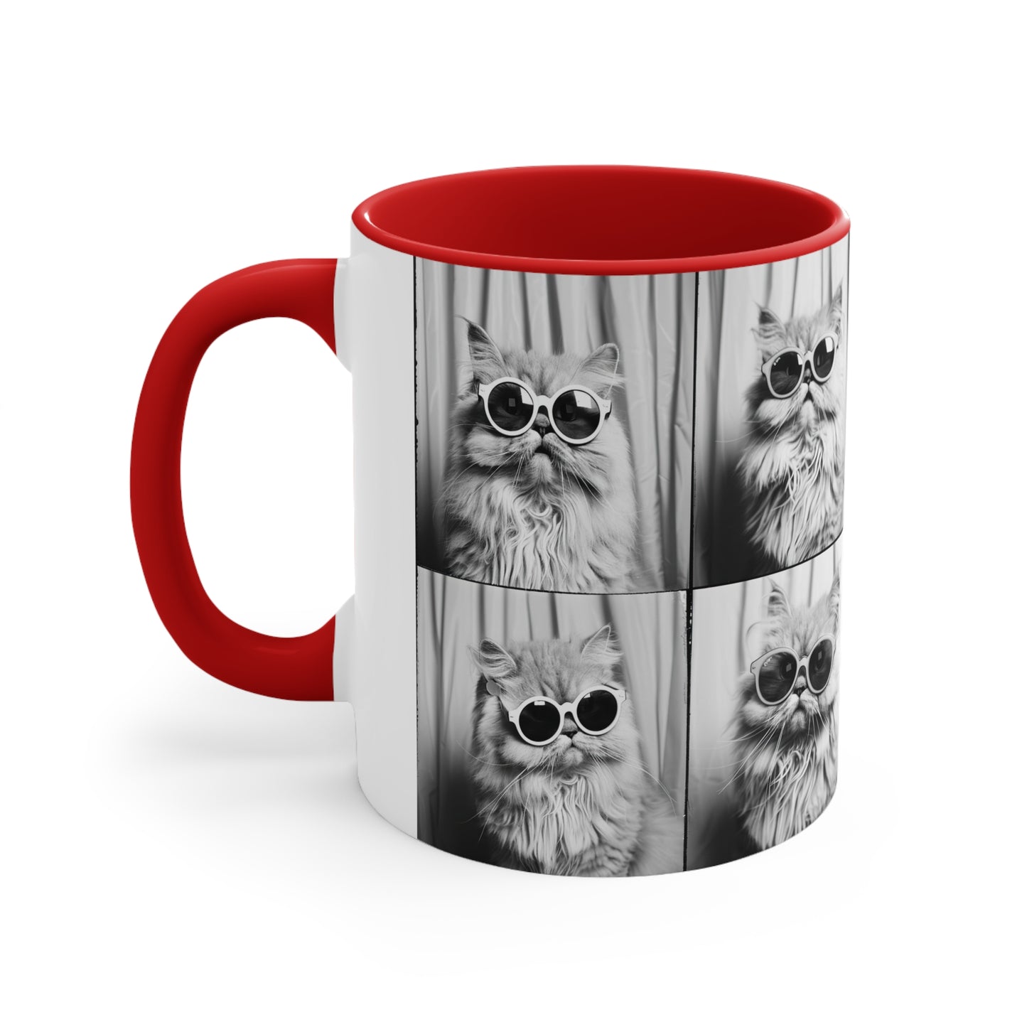 Persian Cat Photo Booth Accent Coffee Mug, 11oz