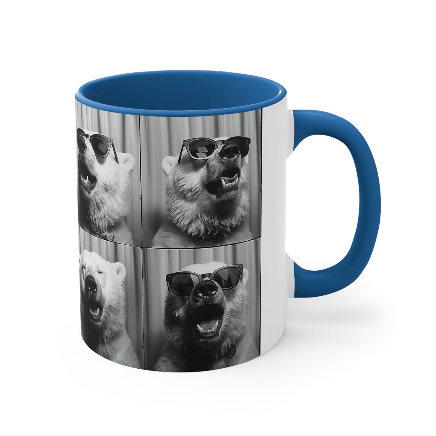 Polar Bear Photo Booth Accent Coffee Mug, 11oz