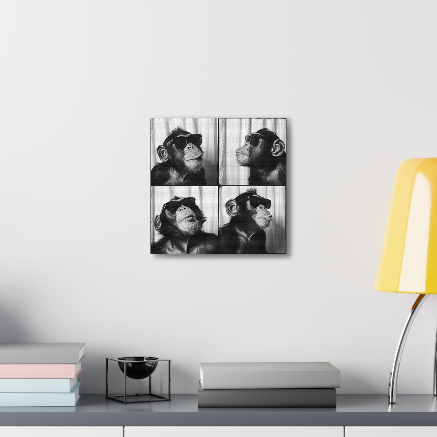 Monkey Photo Booth Canvas