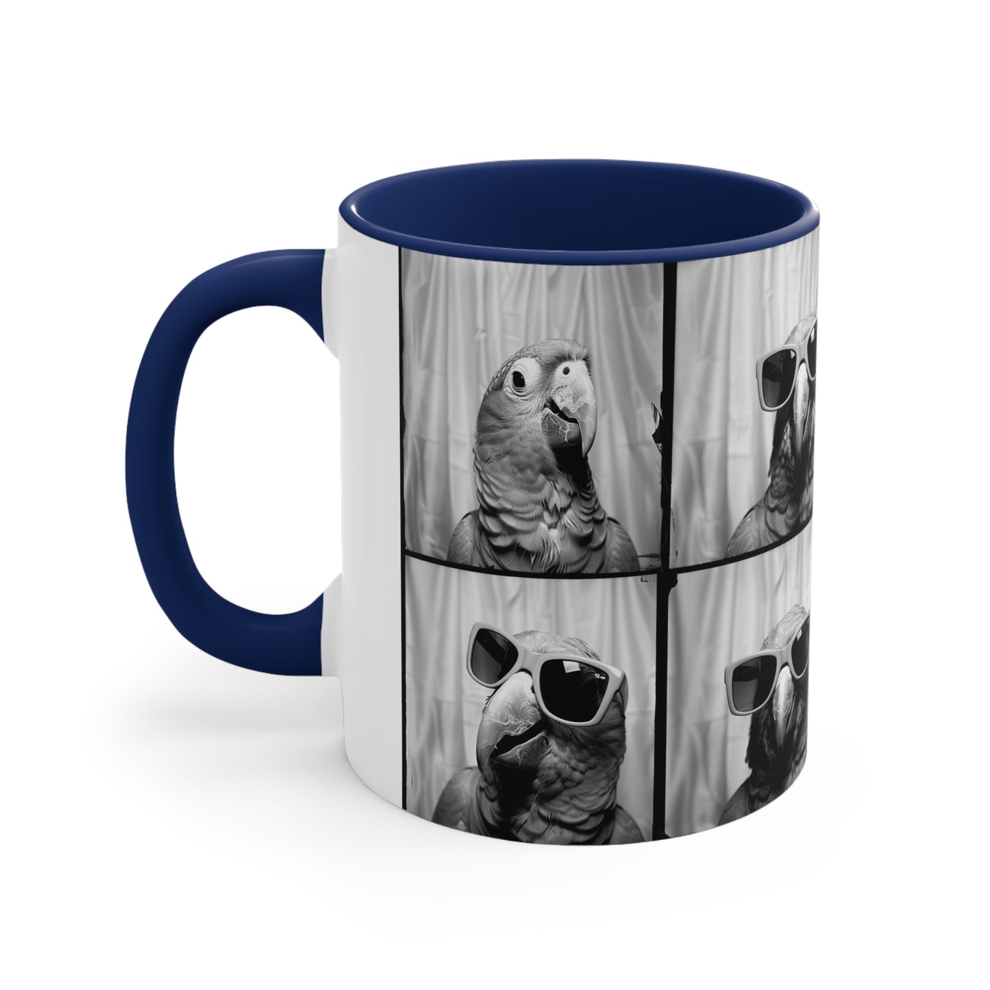 Parrot Photo Booth Accent Coffee Mug, 11oz