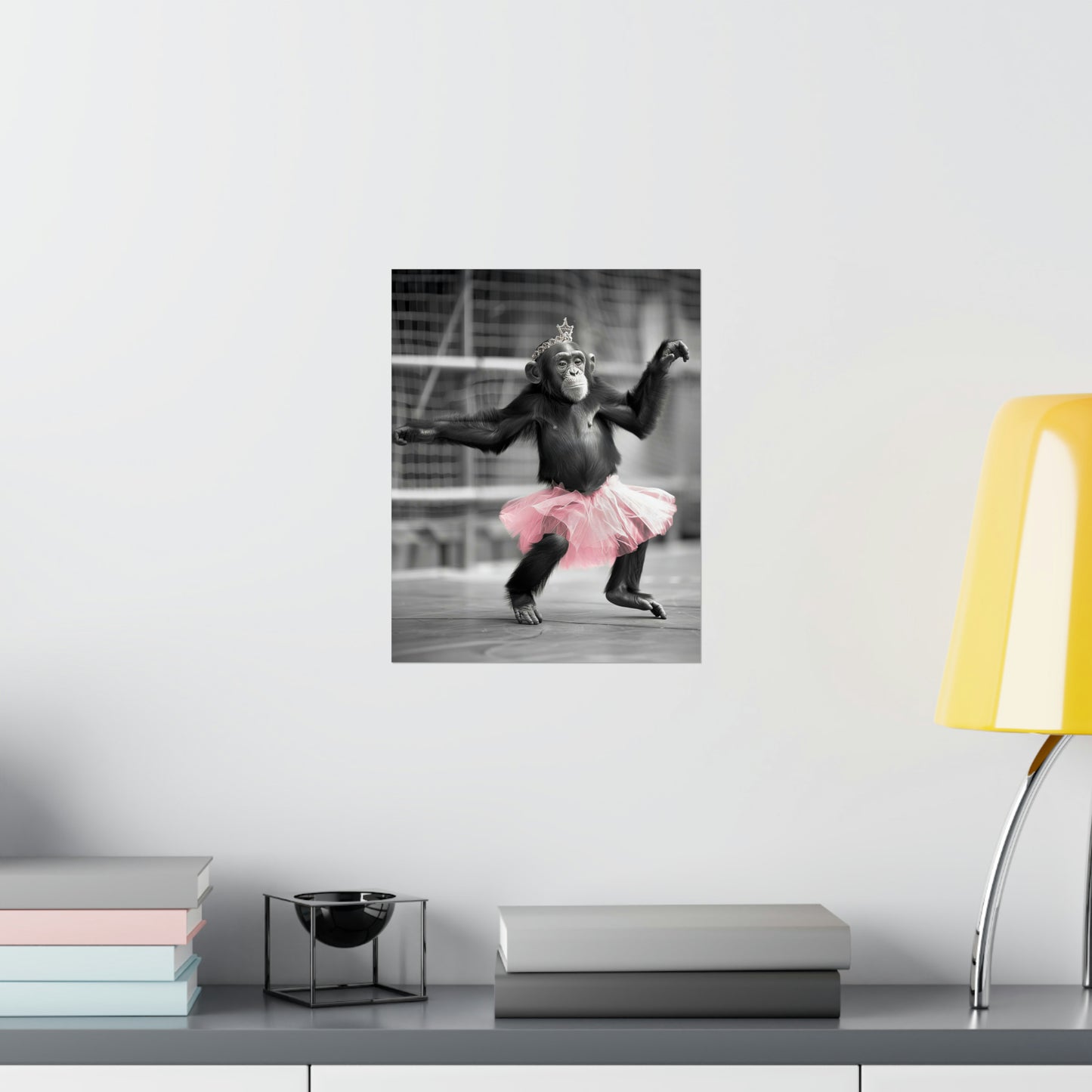 Monkey Tutu, Monkey Wall Art