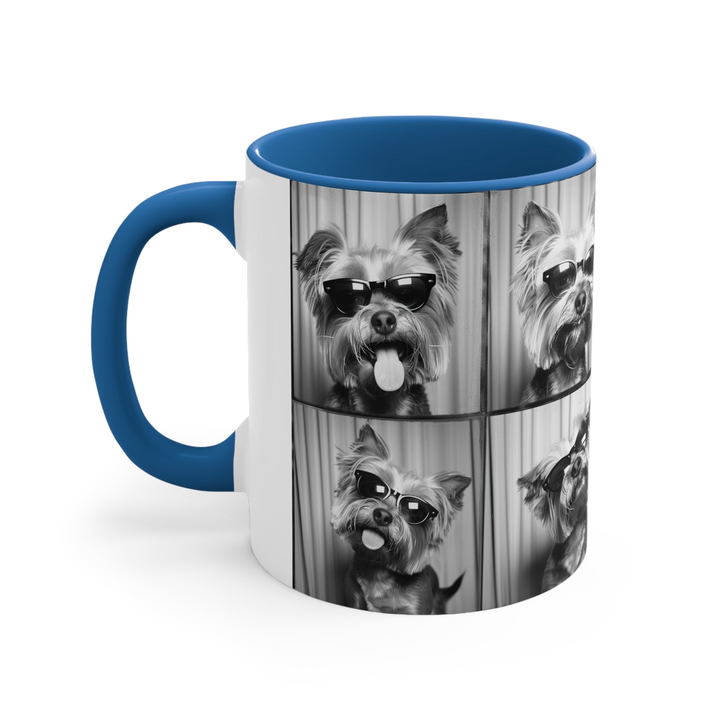 Yorkie Terrier  Photo Booth Accent Coffee Mug, 11oz