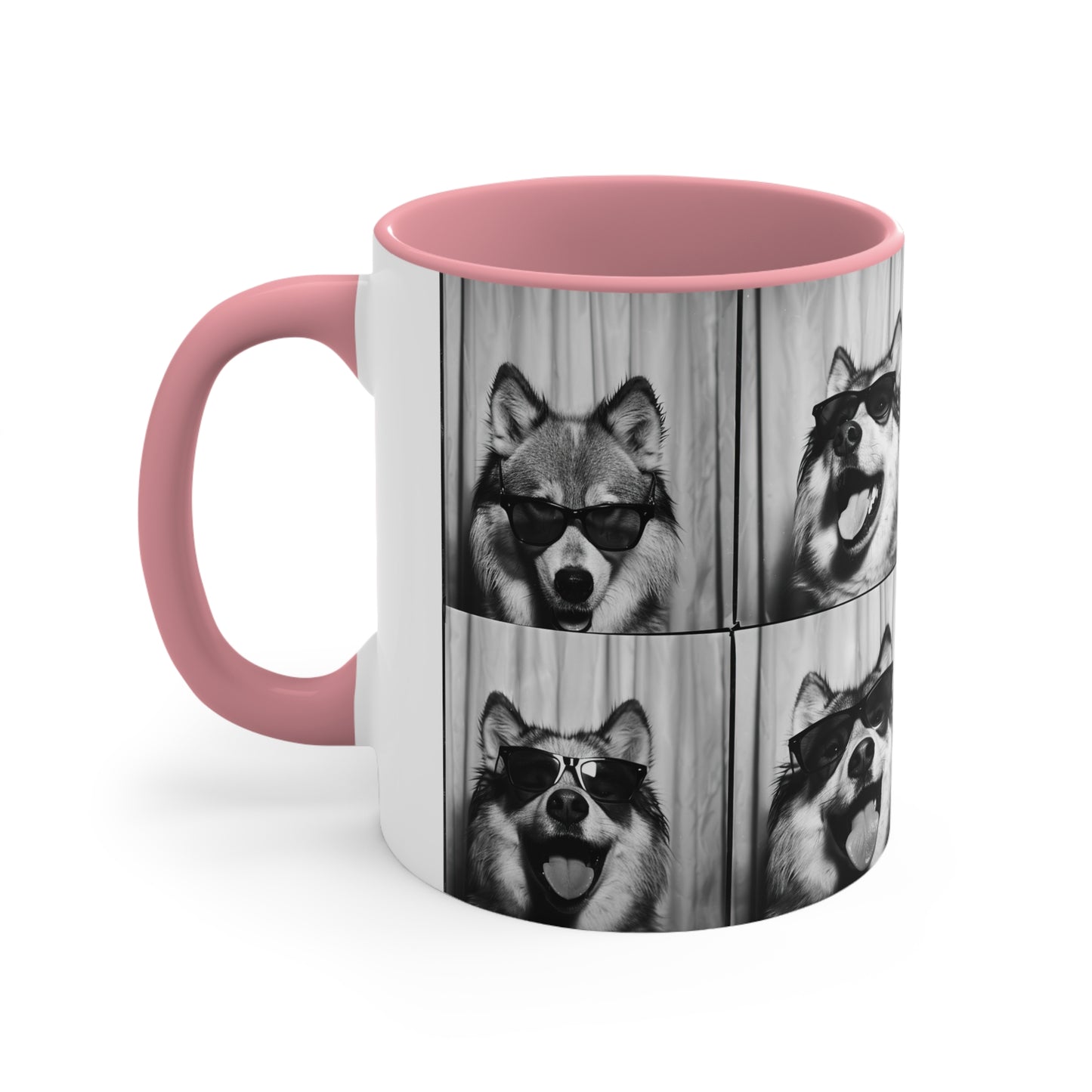Wolf Photo Booth Accent Coffee Mug, 11oz