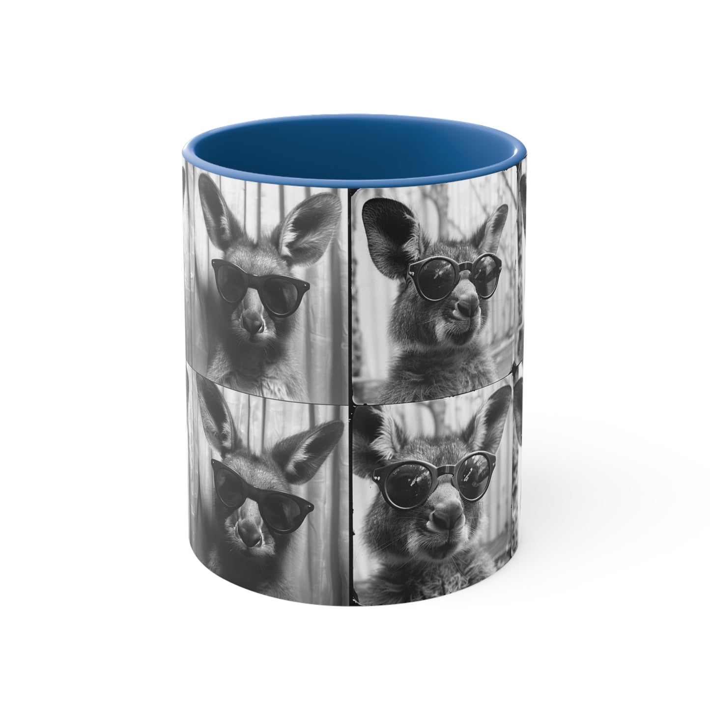 Kangroo Photo Booth Accent Coffee Mug, 11oz