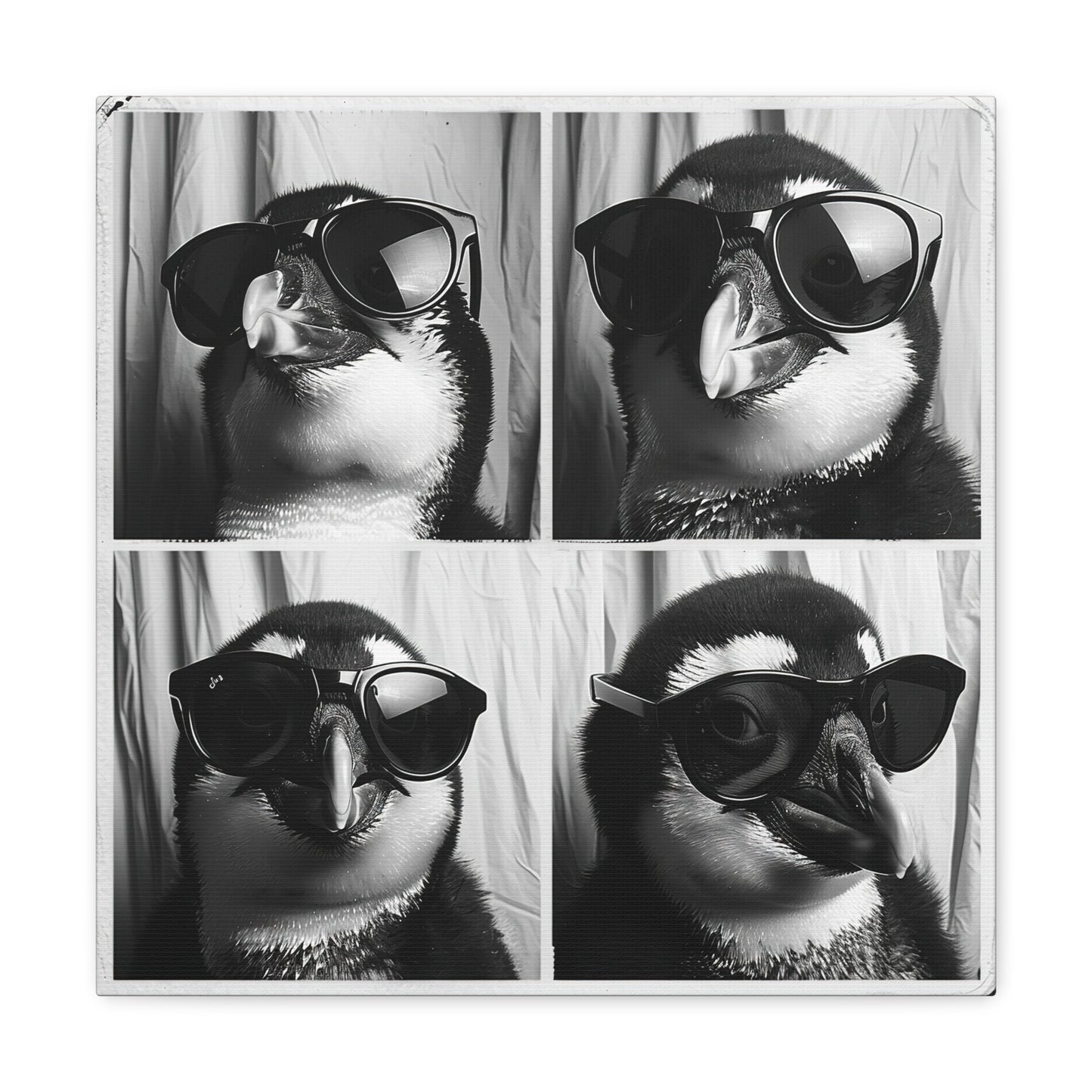 Penguen Photo Booth Canvas