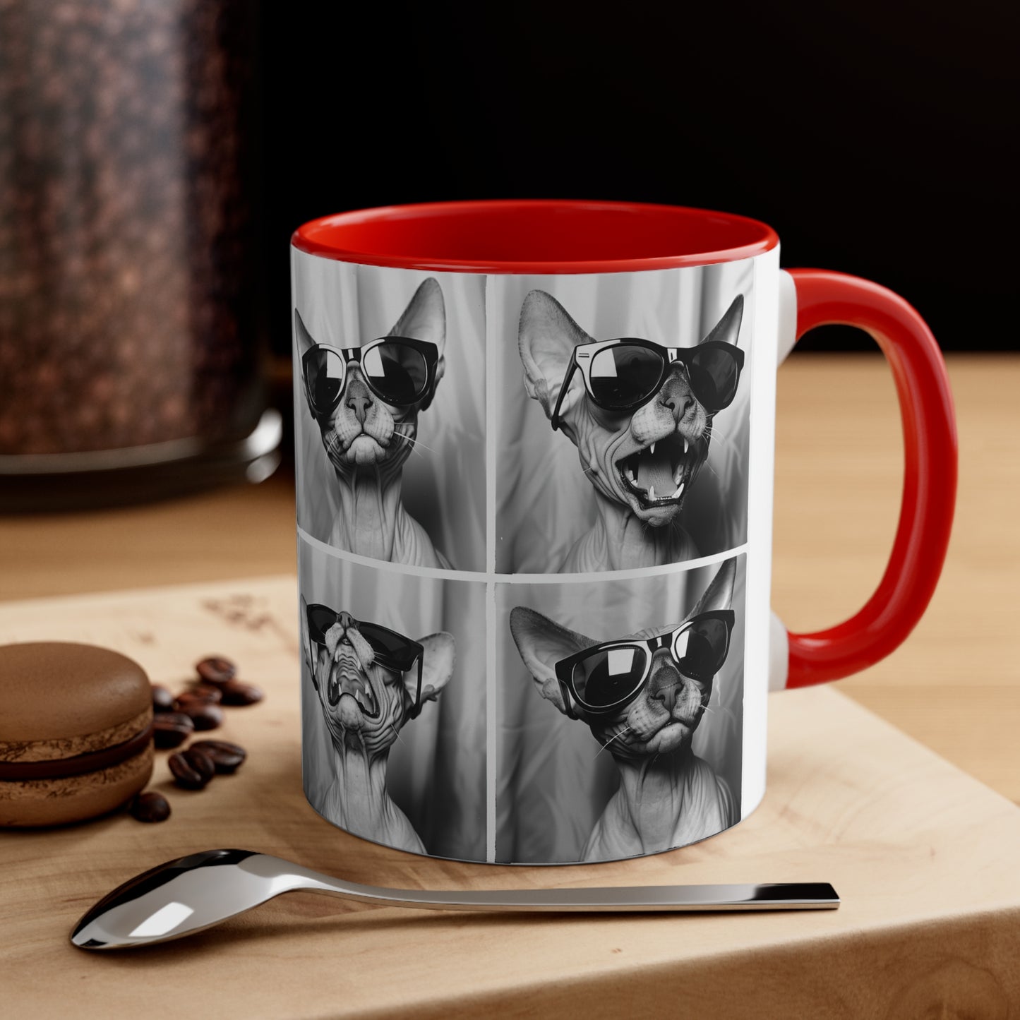 Sphynx Cat Accent Coffee Mug, 11oz