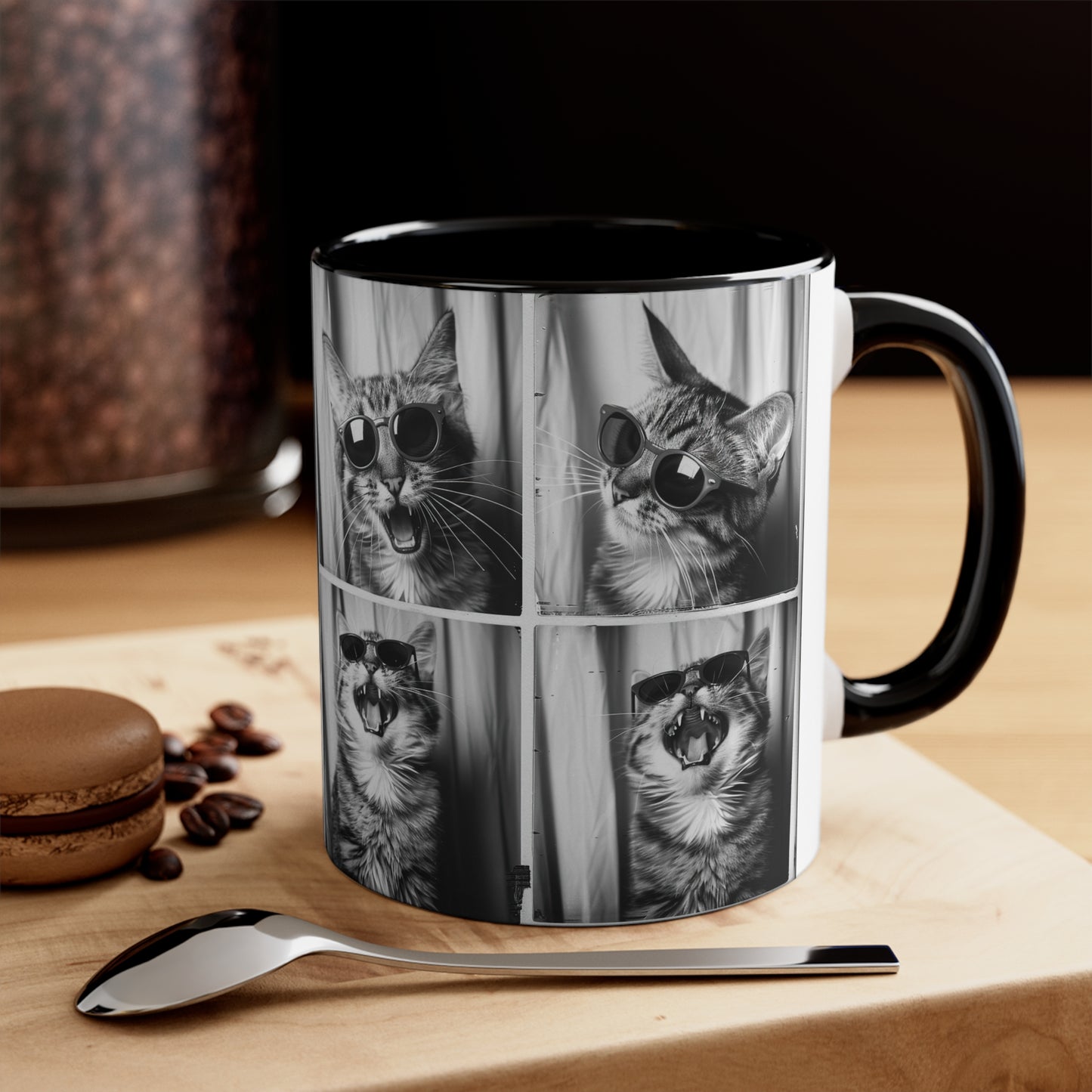 Tabby Cat Accent Coffee Mug, 11oz