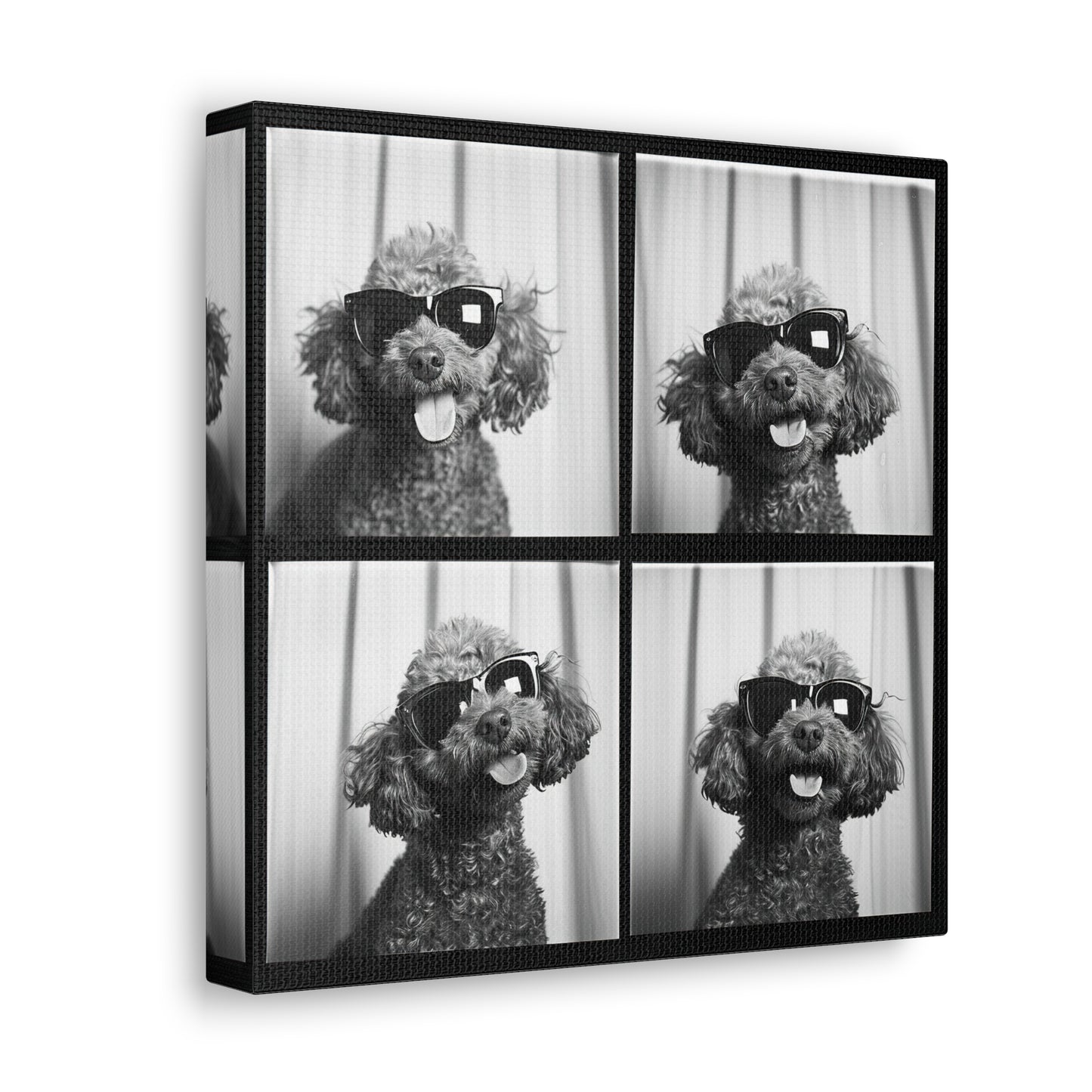 Poodle Photo Booth Canvas
