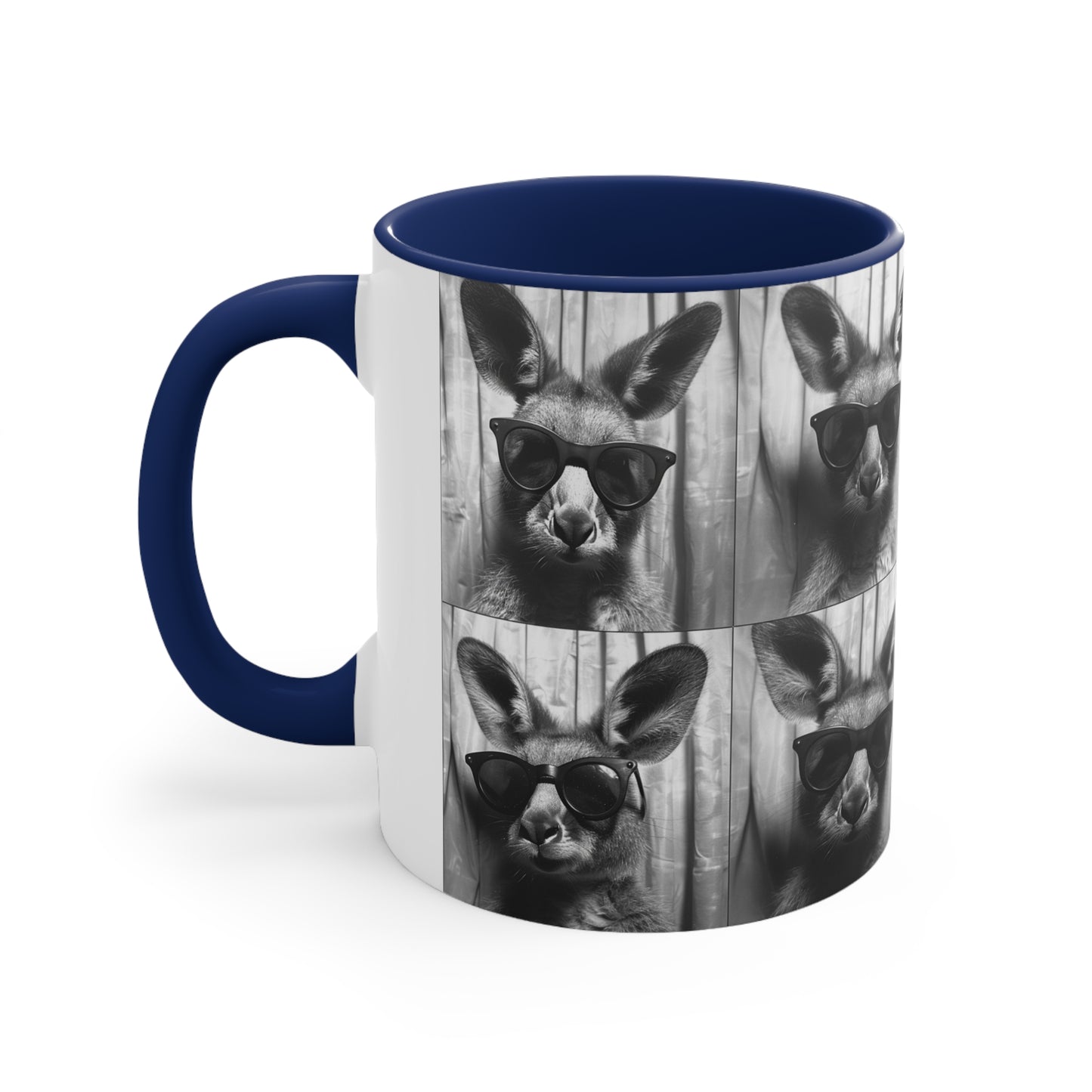 Kangroo Photo Booth Accent Coffee Mug, 11oz