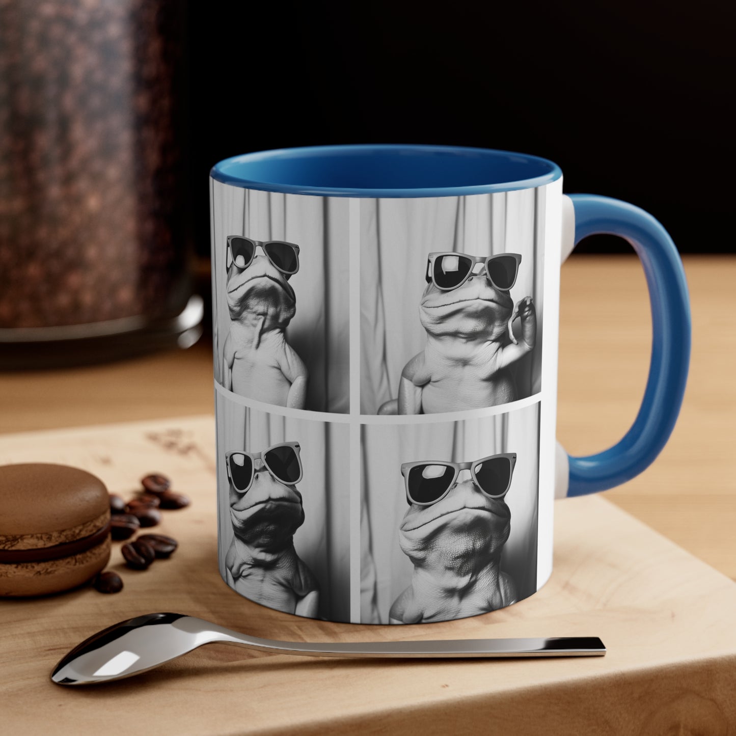 Frog Photo Booth Accent Coffee Mug, 11oz