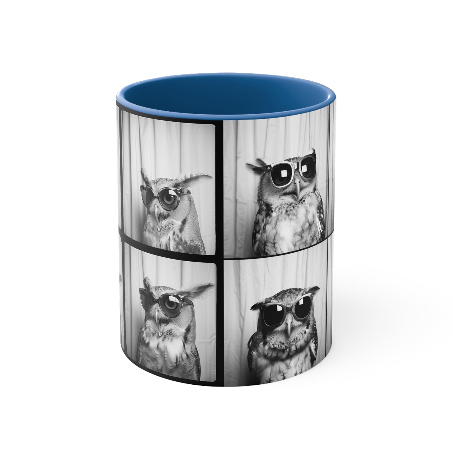 Owl Photo Booth Accent Coffee Mug, 11oz