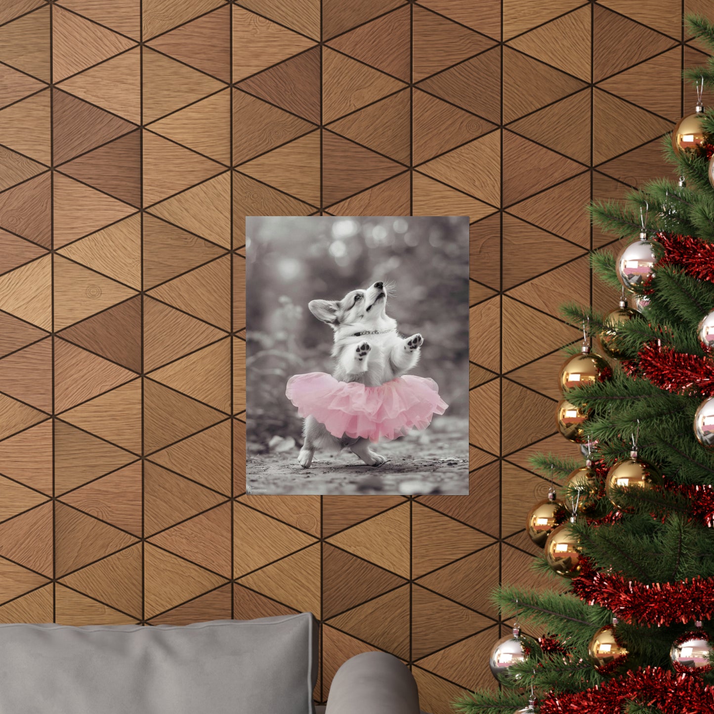 Corgi Tutu, Corgi Wall Art